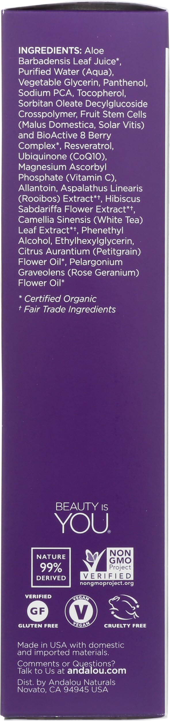 Andalou Naturals Toner
