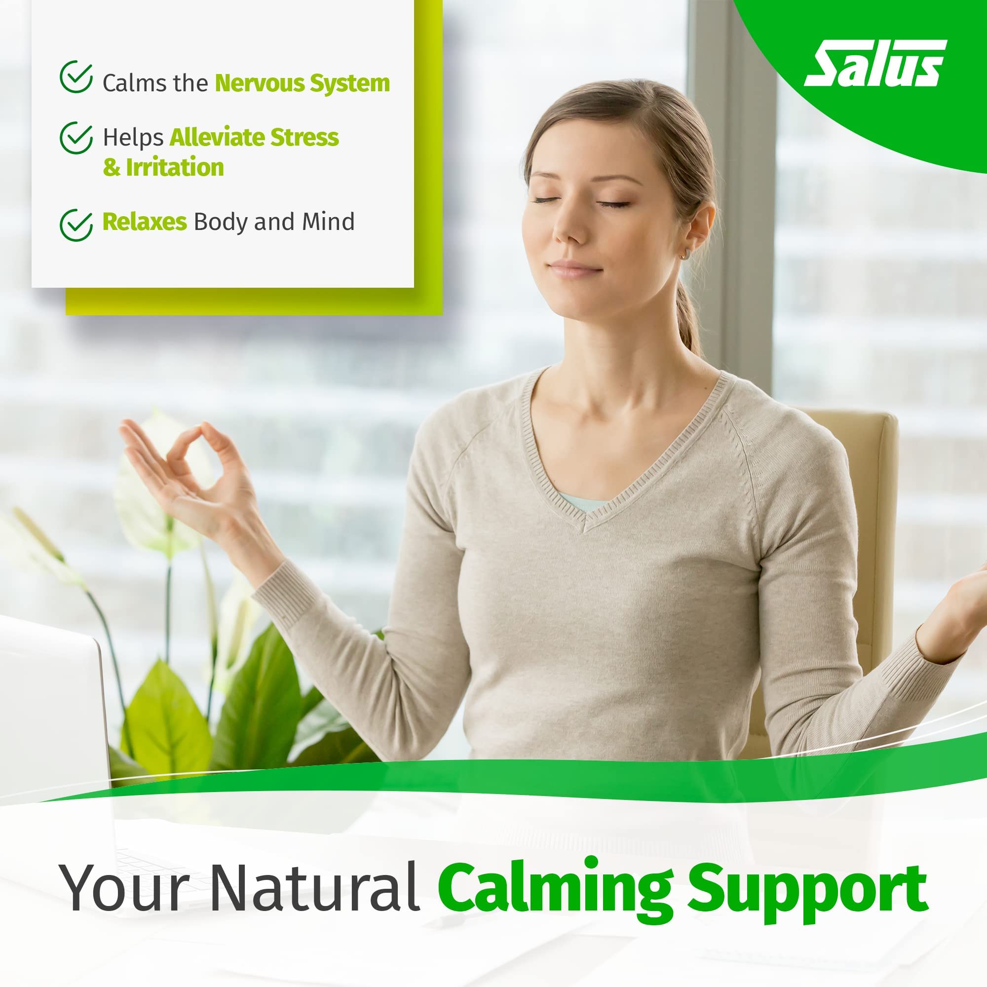 Salus Valerian Fresh Plant Juice | Natural Sleep Aid Promotes Deep Sleep and Anxiety Relief | Calming Support| Herbal Supplement Relax Body and Mind | Organic Valerian Root and Herb | Vegan