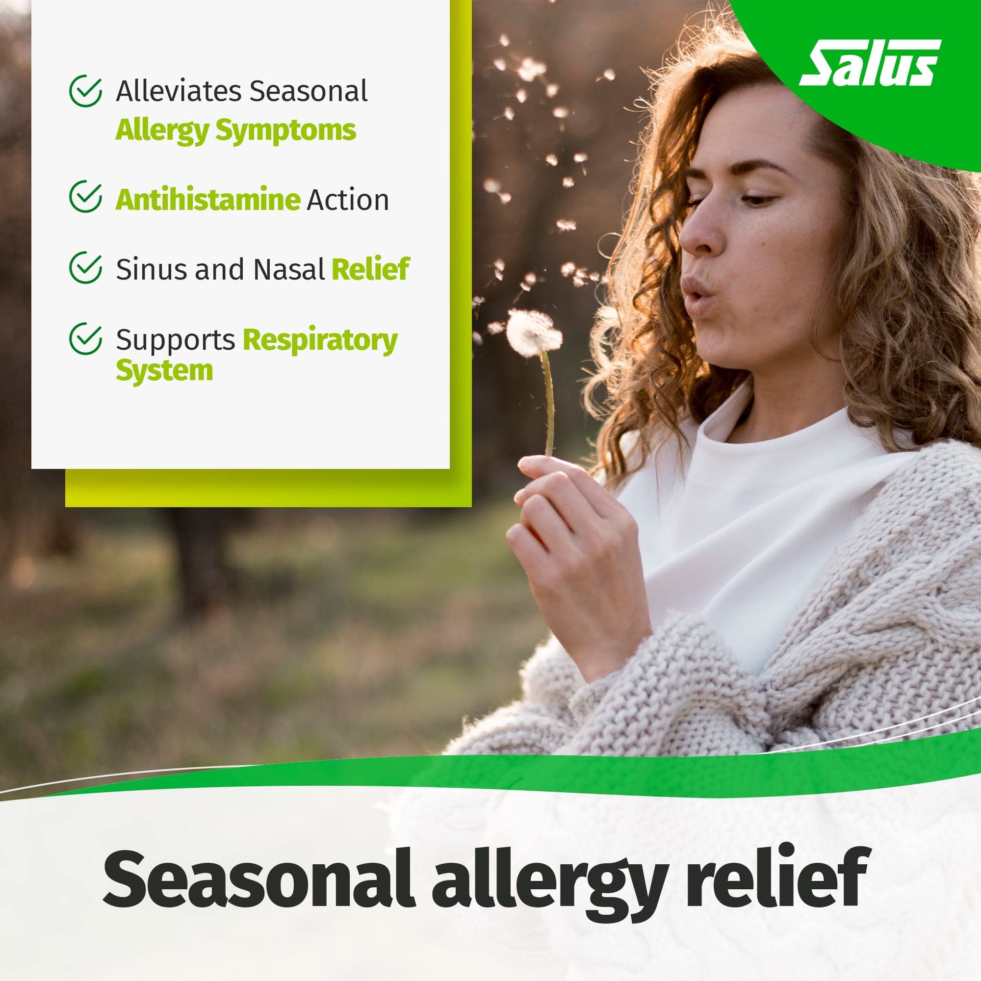 Salus Nettle Fresh Plant Juice | Antihistamine ‚Äì Seasonal Allergy Relief | Herbal Supplement for Sinus and Nasal Health | Supports Immune and Respiratory System | Organic & Vegan-Friendly 200ml