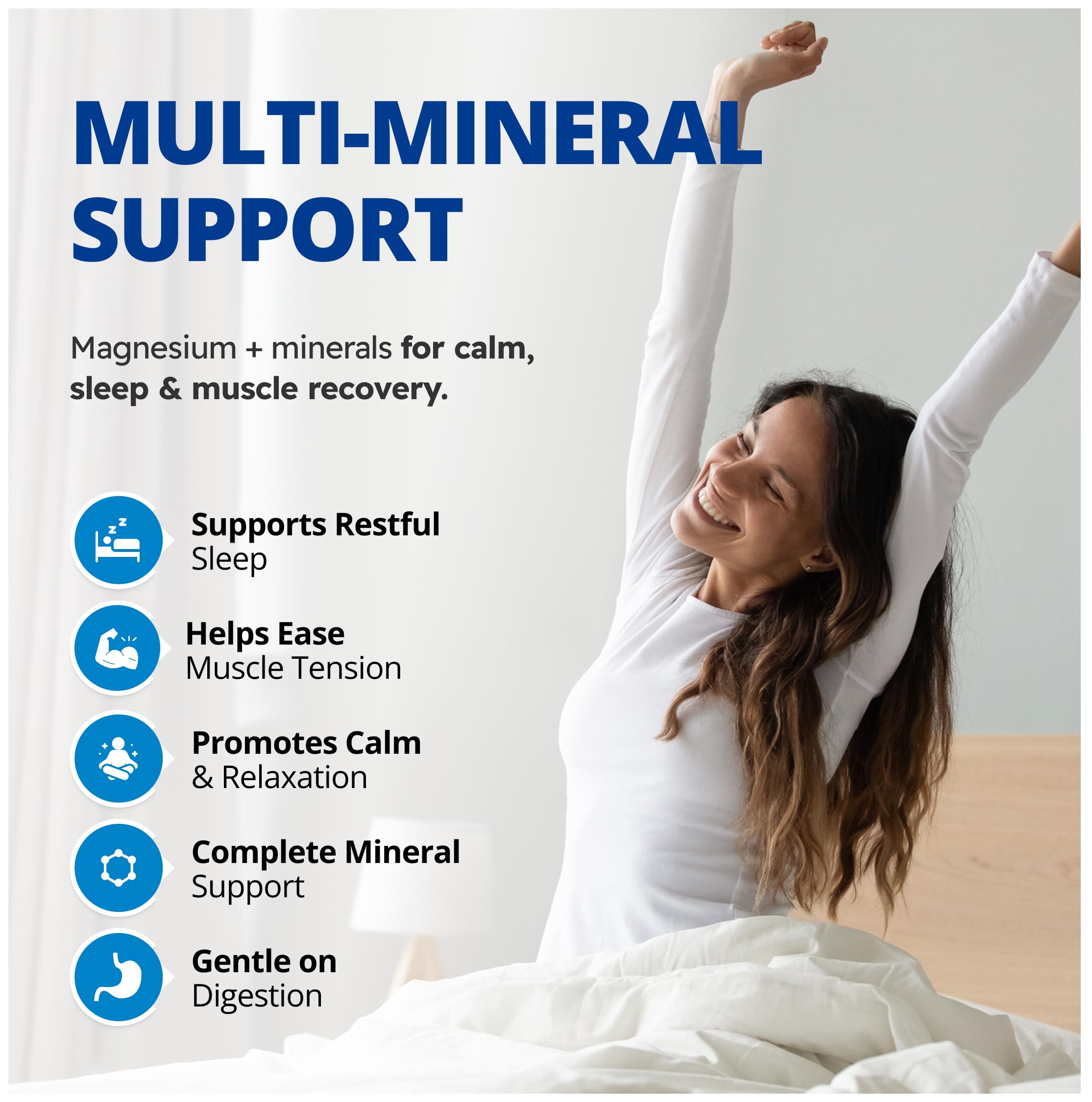 CanPrev Complexe Multi-Minéraux Magnésium, 120 Gélules Végétaliennes, 40 Jours d'Approvisionnement - Absorption Améliorée avec 8 Minéraux Chélatés Essentiels - Magnésium, Sélénium, Calcium et Plus pour le Bien-être Quotidien