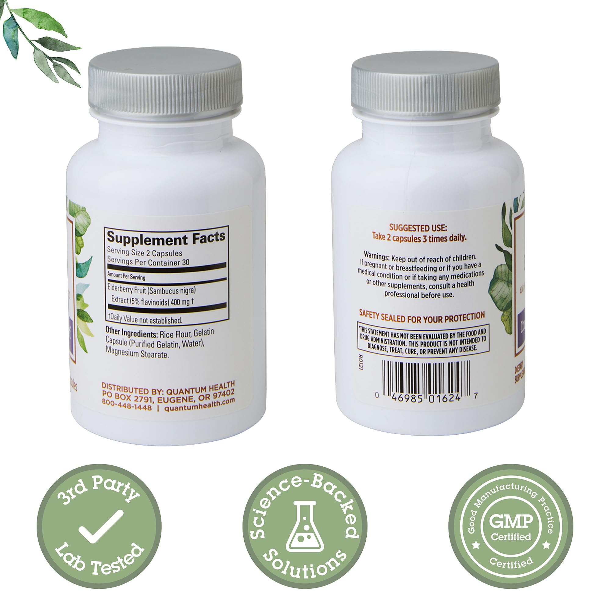 Quantum Health - Extrait standard de sureau 60 gélules