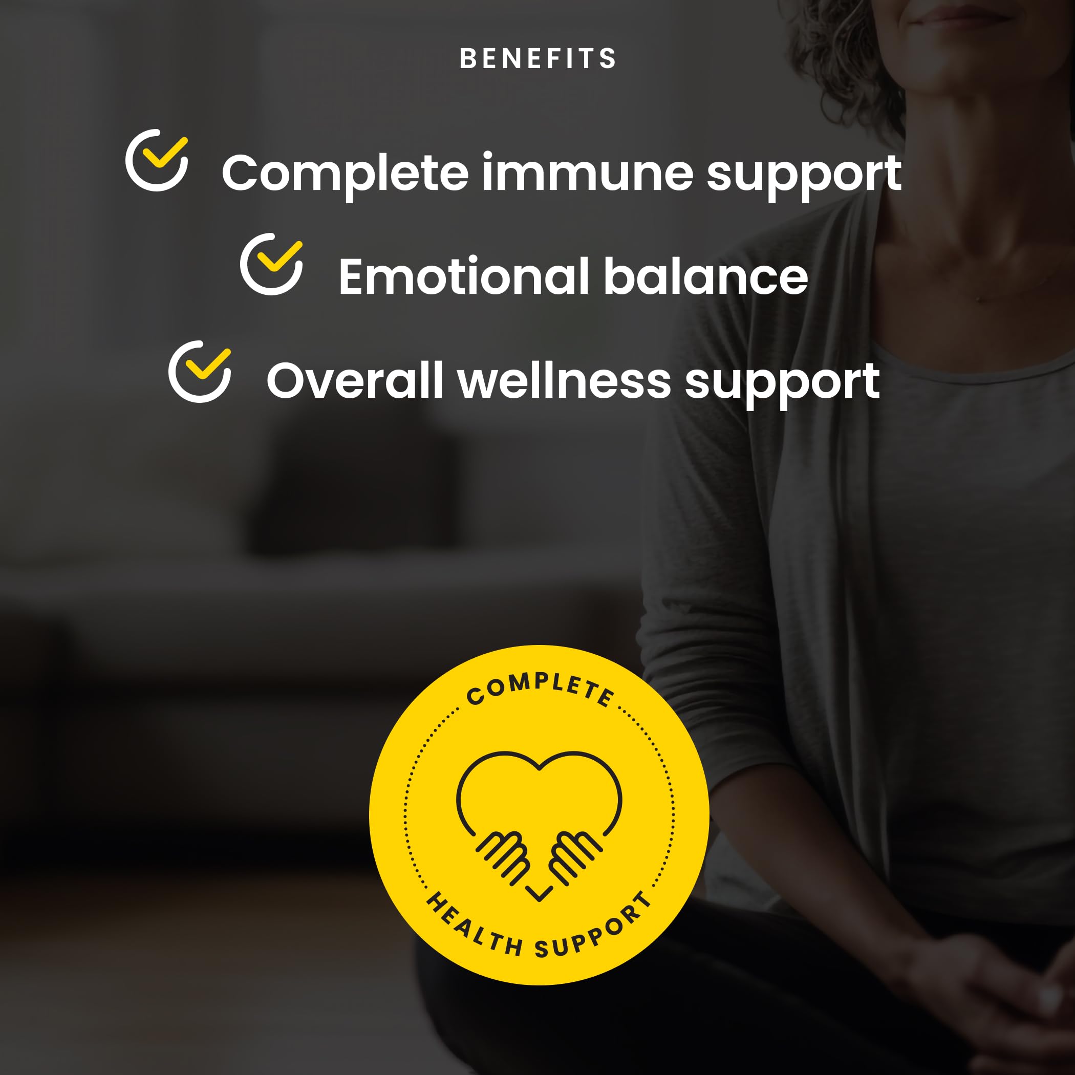 PURICA - Champignons micronisés Complete 360 - Soulagement de la pression et soutien immunitaire