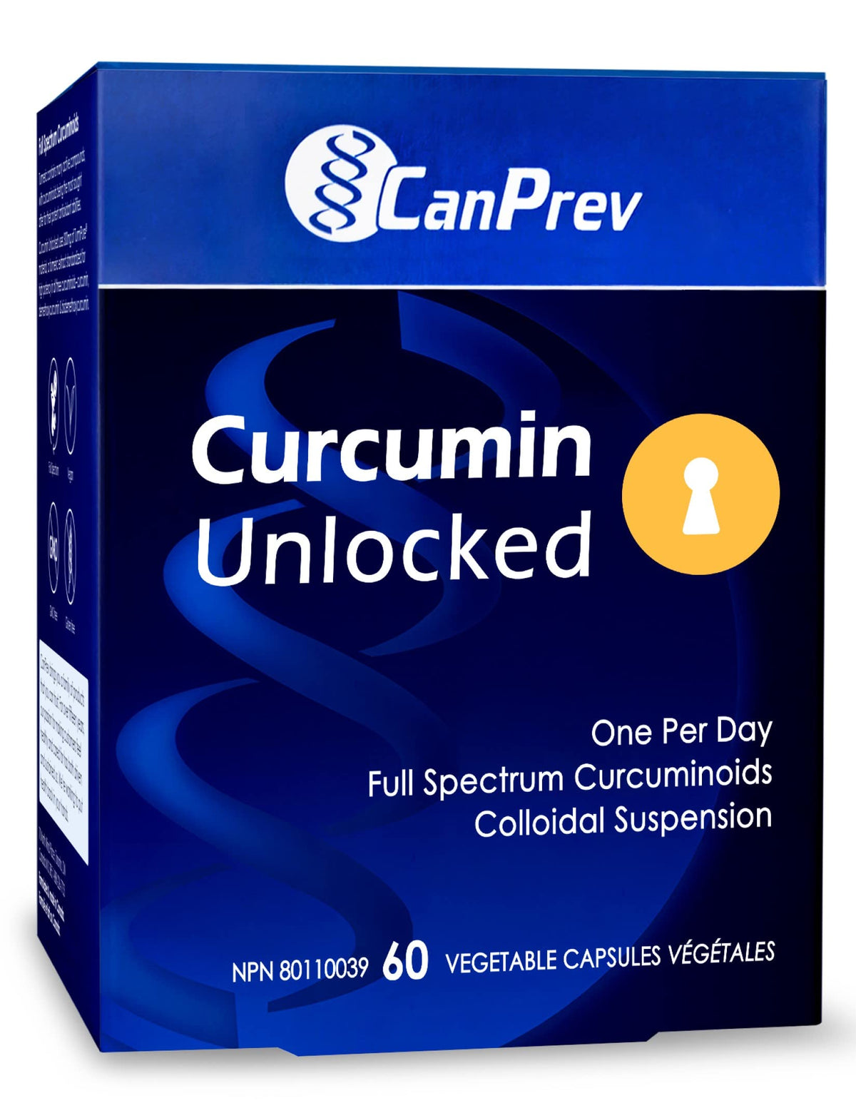 CanPrev Curcumin Unlocked, Turmeric Supplements, 22:1 Extract, 60 V Caps