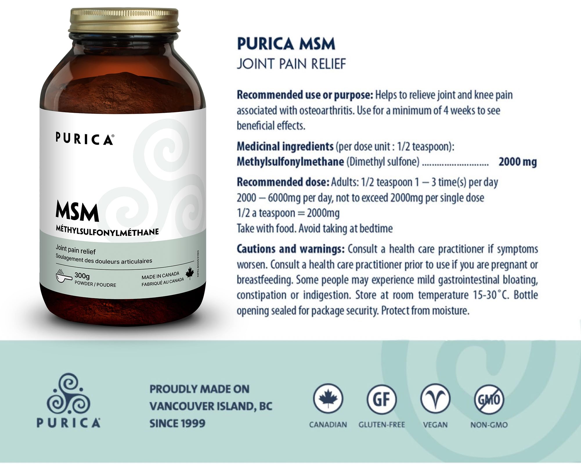 PURICA - MSM - 300g