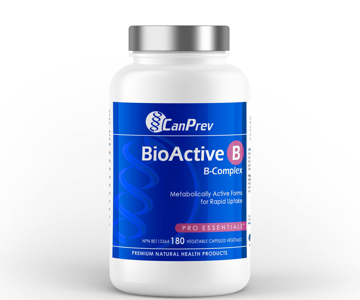 CanPrev BioActive B Complex, Methylated B12, 180 Capsules, 60 Day Supply