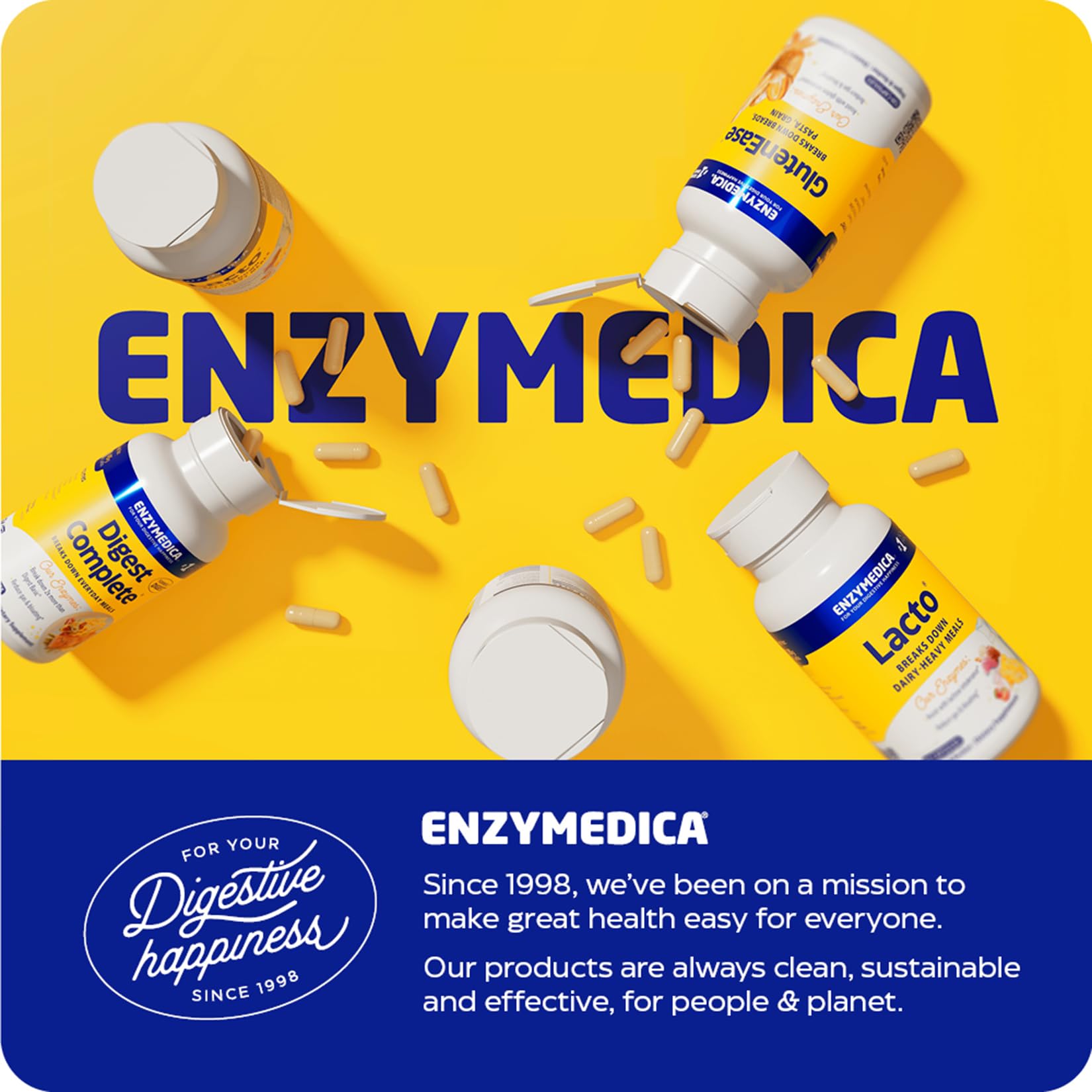 Enzymedica DGL Stomach Soothe Gummies, 74 Count, 37-Day Supply, German Chocolate Flavour, Vegan Digestive Support with Deglycyrrhizinated Licorice, Gentle Stomach Comfort & Wellness, Dairy & Soy Free