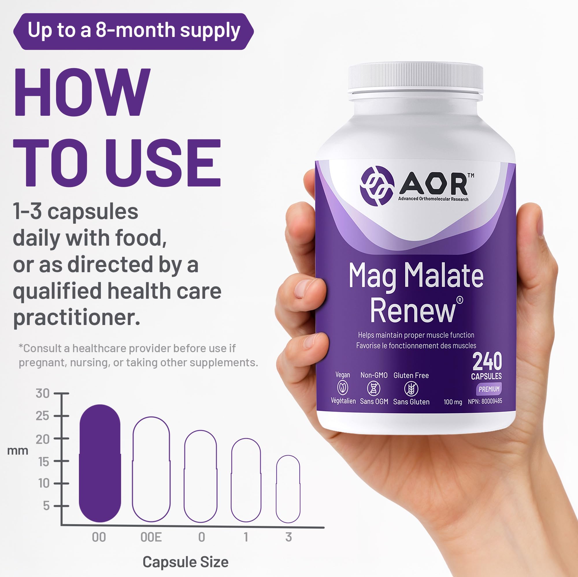 Mag Malate Renew 120 gélules