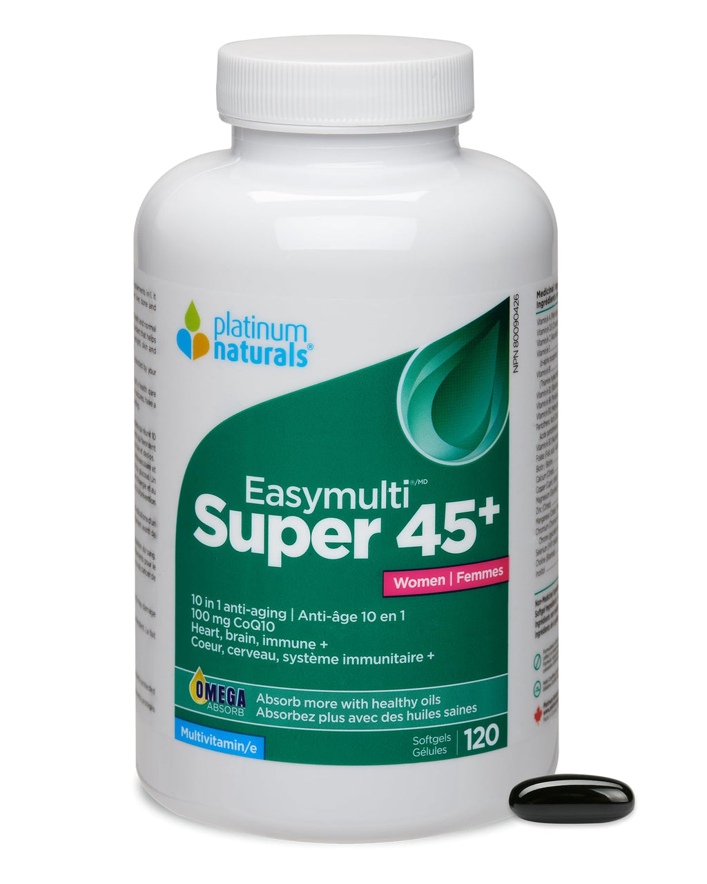 Platinum Naturals - Super Easymulti 45+ for Women | Anti-aging | 100mg CoQ10