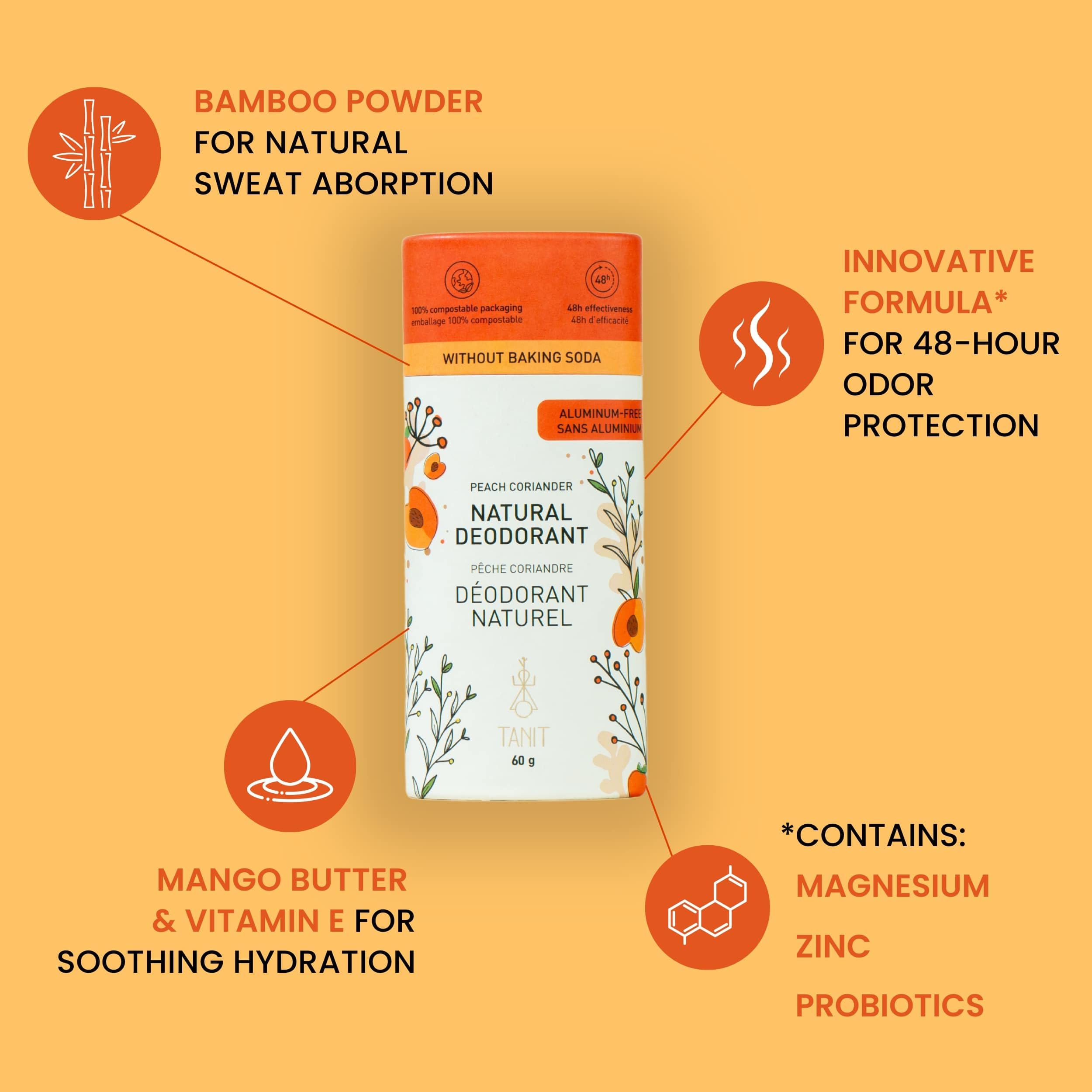 TANIT - Natural Solid Deodorant