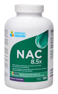 Platinum Naturals NAC 8.5x 600mg, 120 Softgels - Enhanced N-Acetyl-L-Cysteine Formula - Pure NAC Supplement, Maintaining Antioxidant Levels - Supports Immune System and Liver Functions