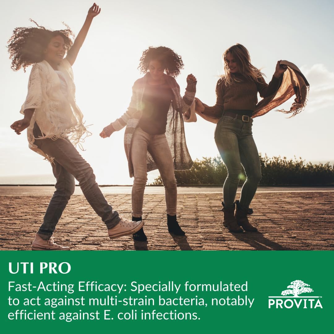 Provita UTI Pro™ - Natural Prevention & Support for Urinary Tract Infections - Powerful Cranberry & D-Mannose Formula - 60 Capsules