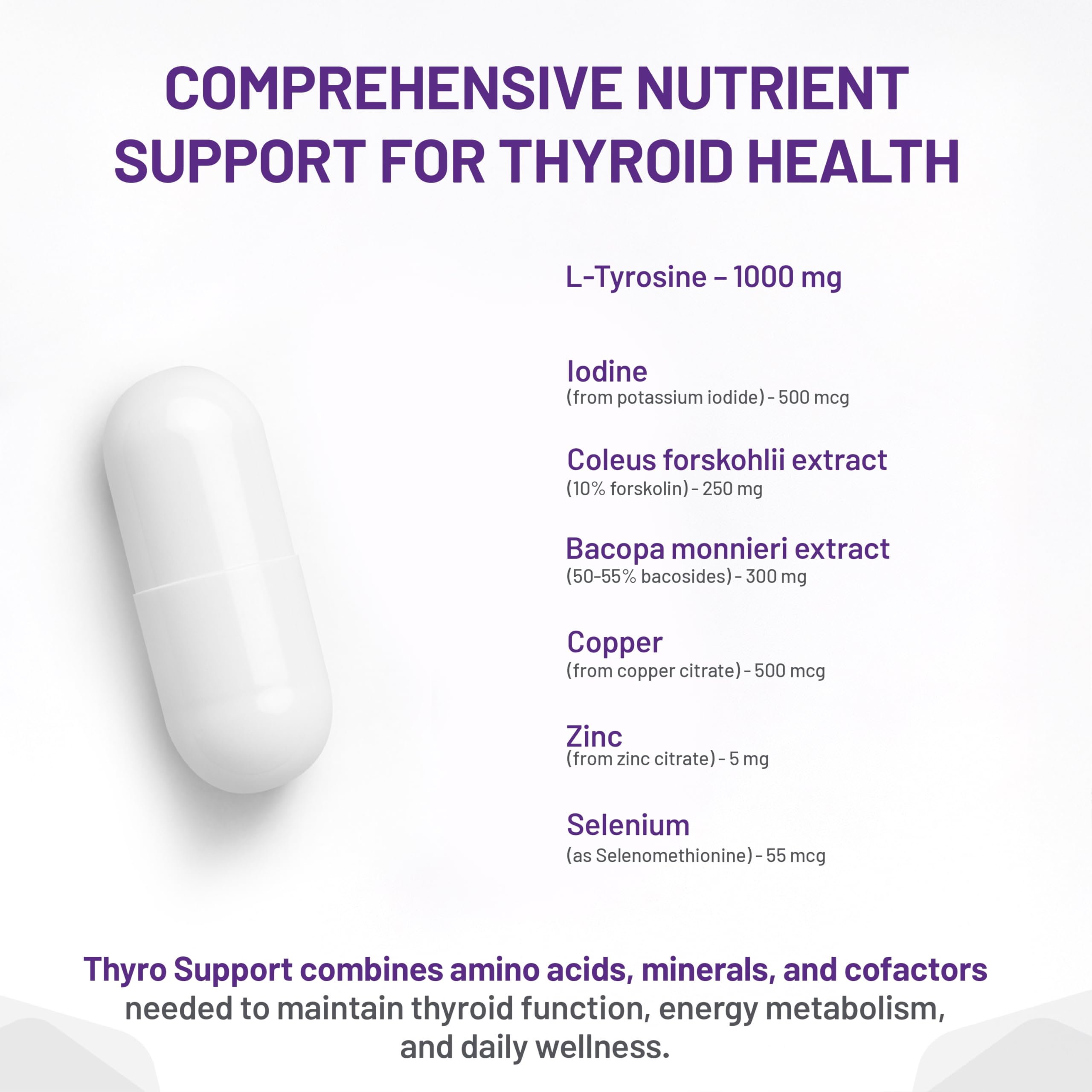 AOR - Thyro Support - 90 gélules - Soutien de la fonction thyroïdienne