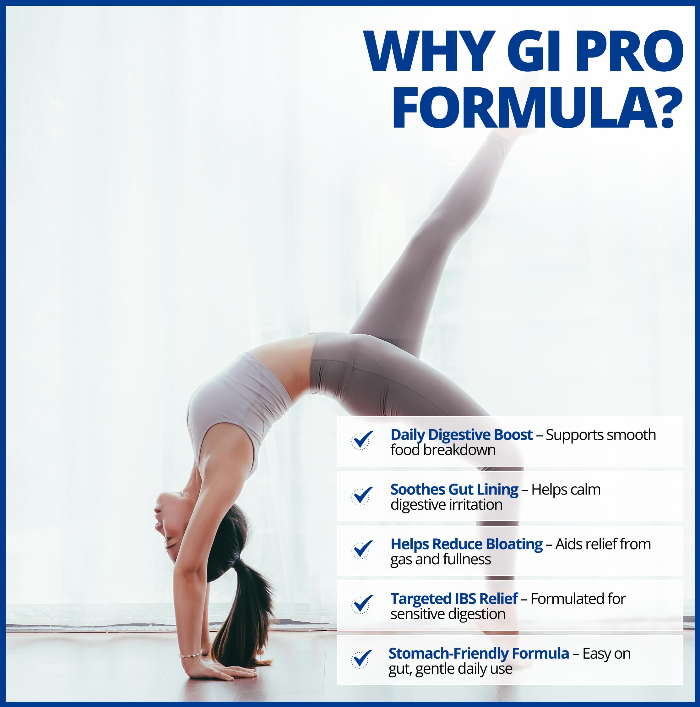 CanPrev GI Pro Formula, 120 Vegan V-Capsules with L-Glutamine, Quercetin, Artichoke, Angelica, Bromelain, Curcumin and Peppermint - Supports Digestive Comfort & Overall Gut Wellness