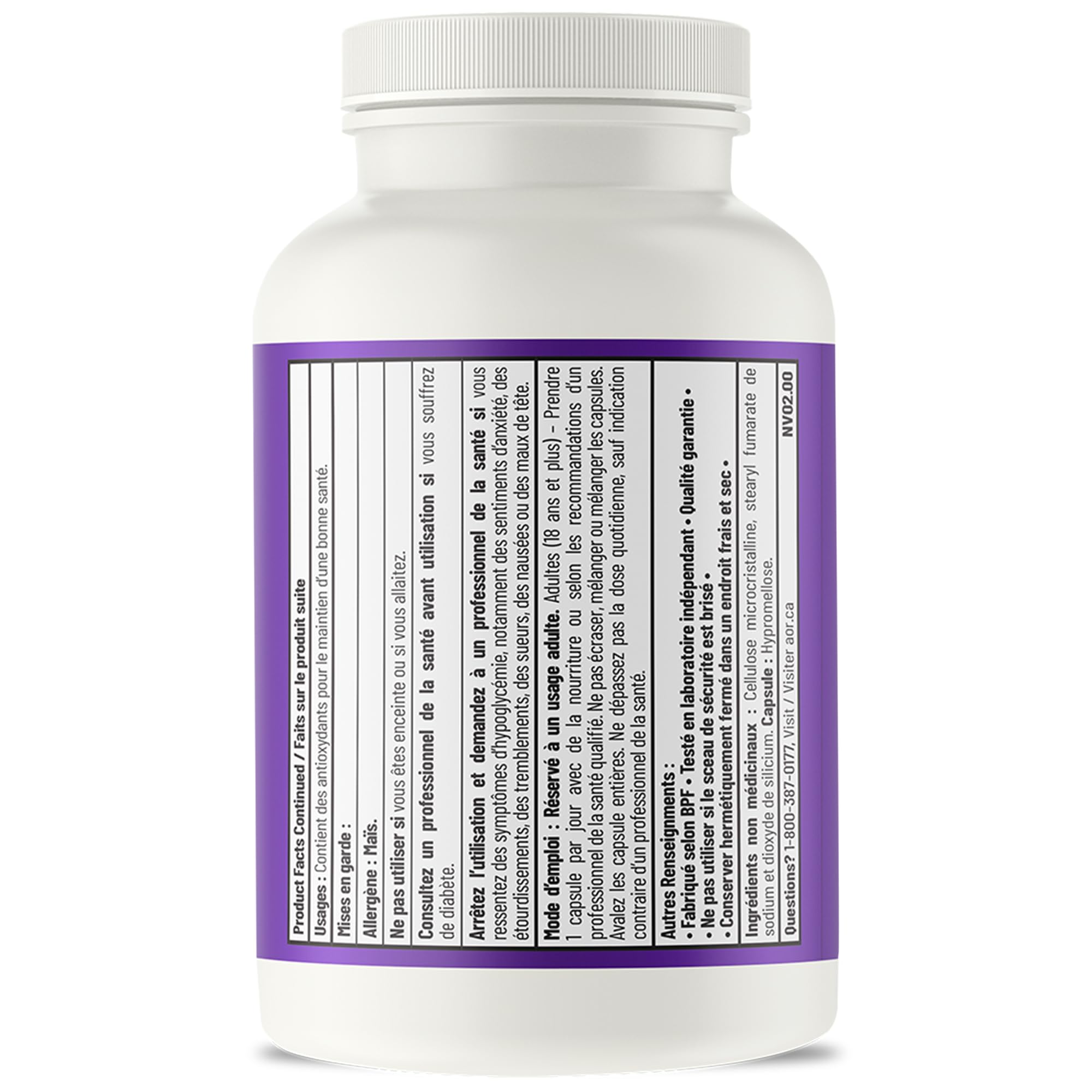 AOR Benagene Stabilized Oxaloacetic Acid with Vitamin C ‚Äì 30 Vegan Capsules, 30-Day Supply ‚Äì Supports Cellular Vitality, Enhances Energy Production & Mental Focus ‚Äì Dairy-Free, Gluten-Free & Non-GMO