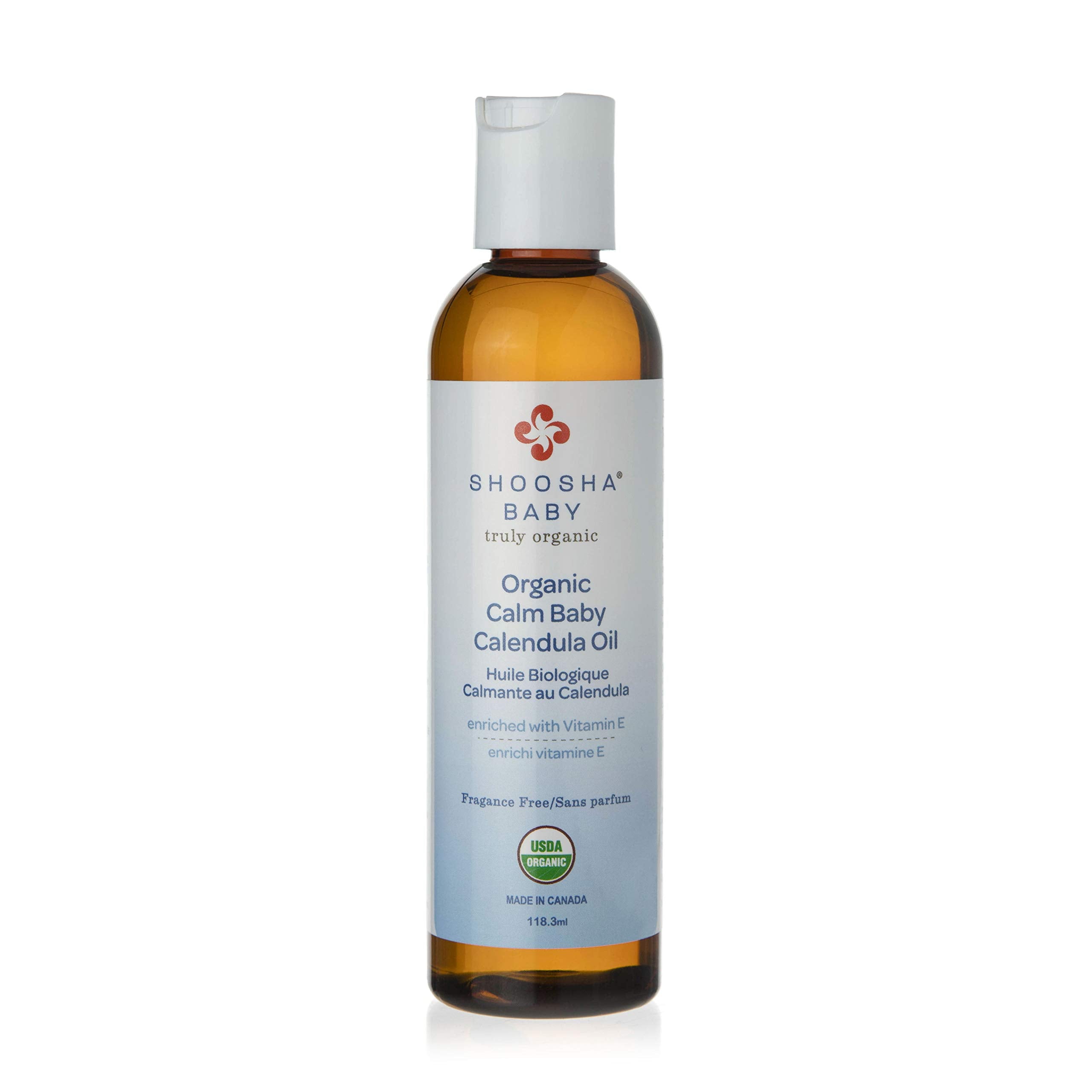 Shoosha Calm Baby Calendula Oil, Unscented