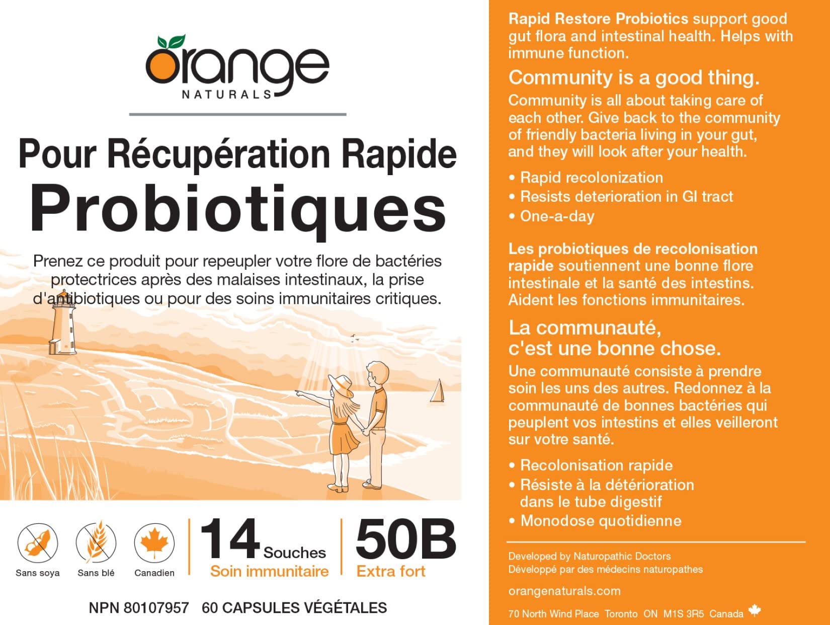 Orange Naturals - Probiotic Supplement