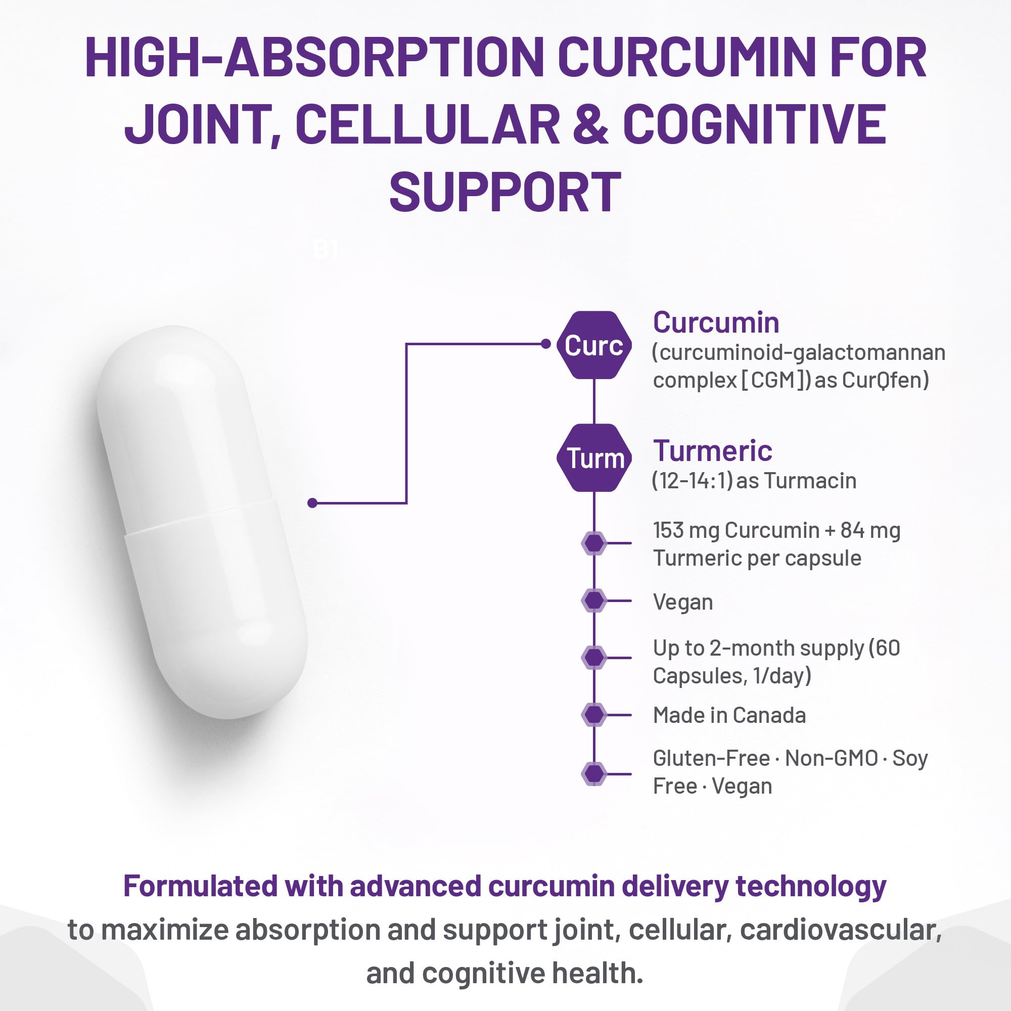 AOR - Curcumine Ultra 237mg, 60 capsules
