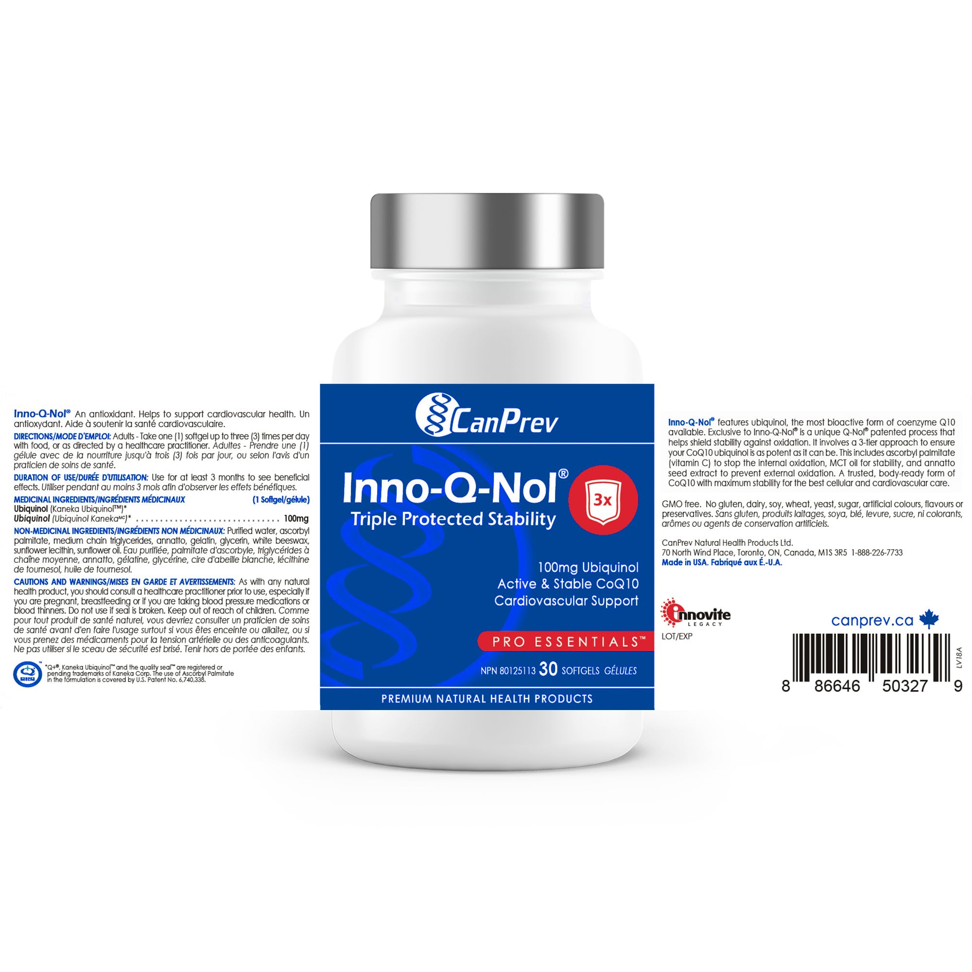 CanPrev - Inno-Q-Nol, Stabilité à Triple Protection
