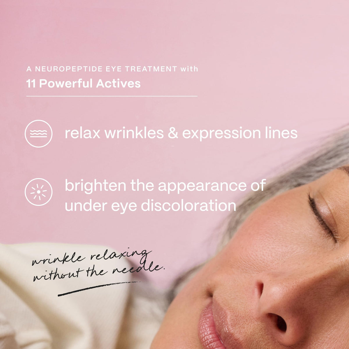 Mad Hippie Wrinkle Relaxing Eye Treatment - Under Eye Cream with Advanced Neuropeptides + Rejuvenating Peptides for Smoother, Brighter Skin, 0.5 Oz