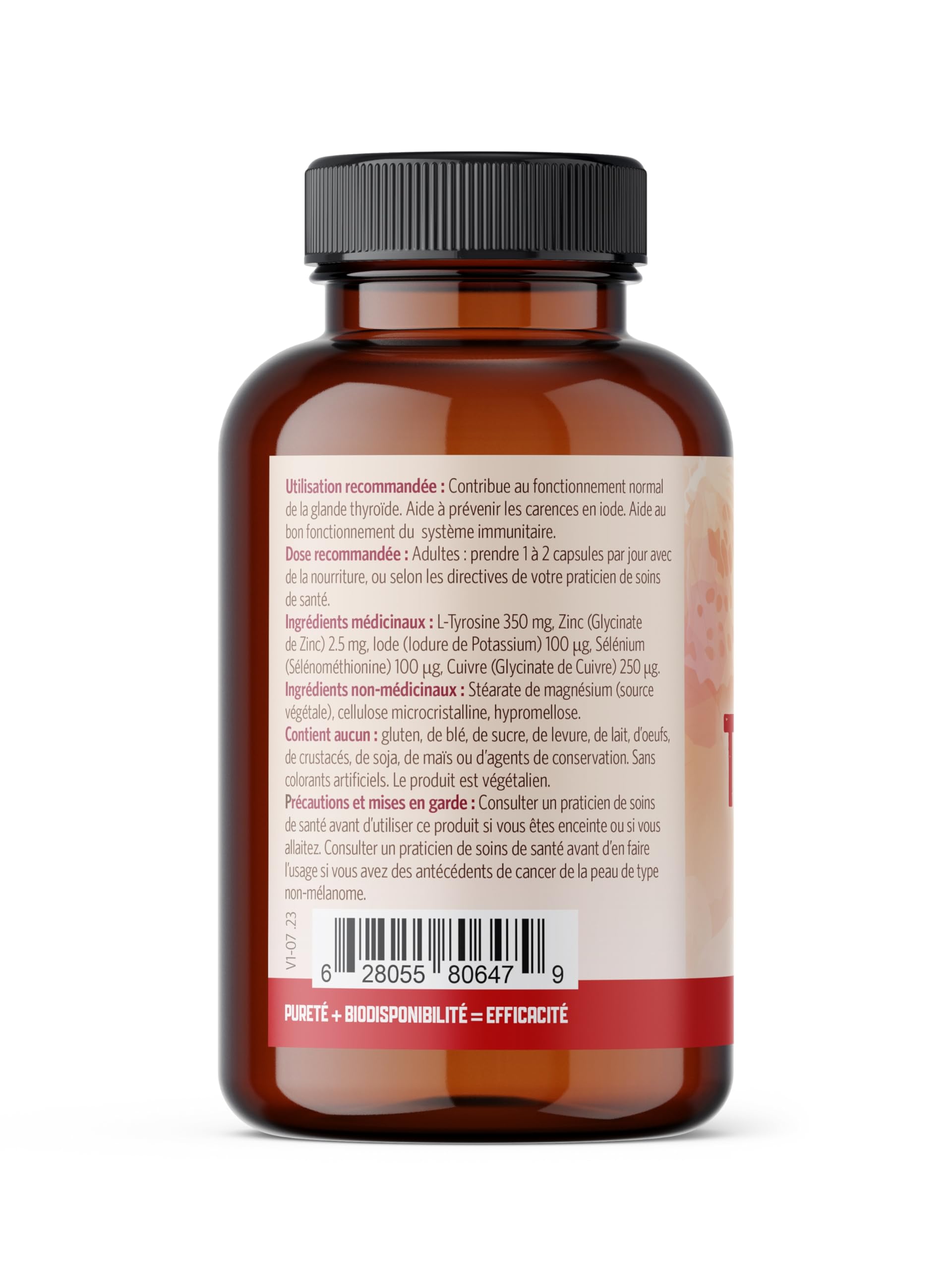 Pure Lab Vitamins ThyroPure 120 gélules végétales