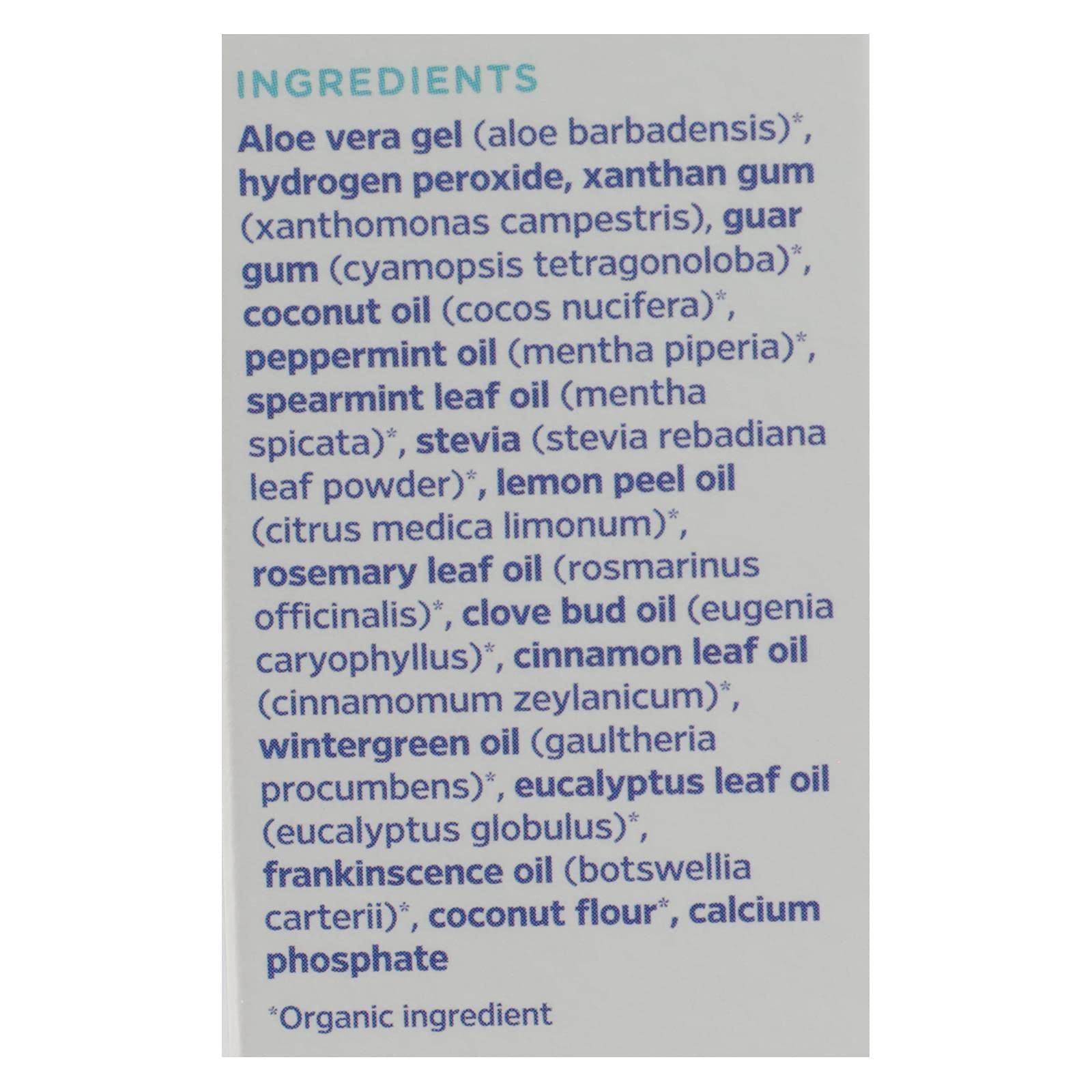 ESSENTIAL OXYGEN Organic Mint Toothpaste, 0.02 Pound