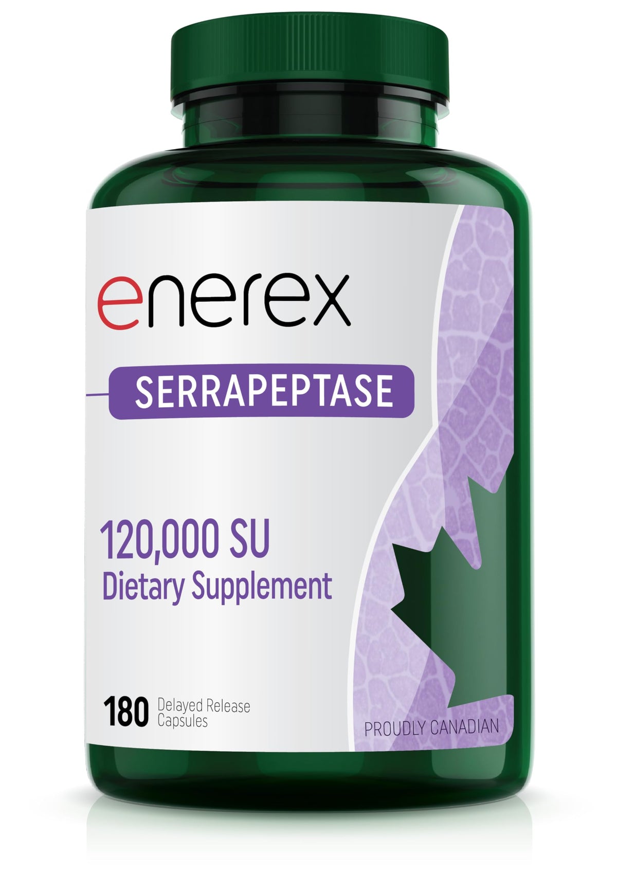 Enerex Serrapeptase 120,000SU 180 DRcaps