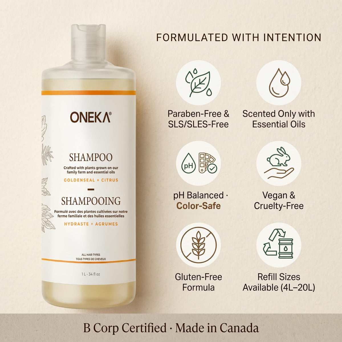 ONEKA Shampoo, 500 ML