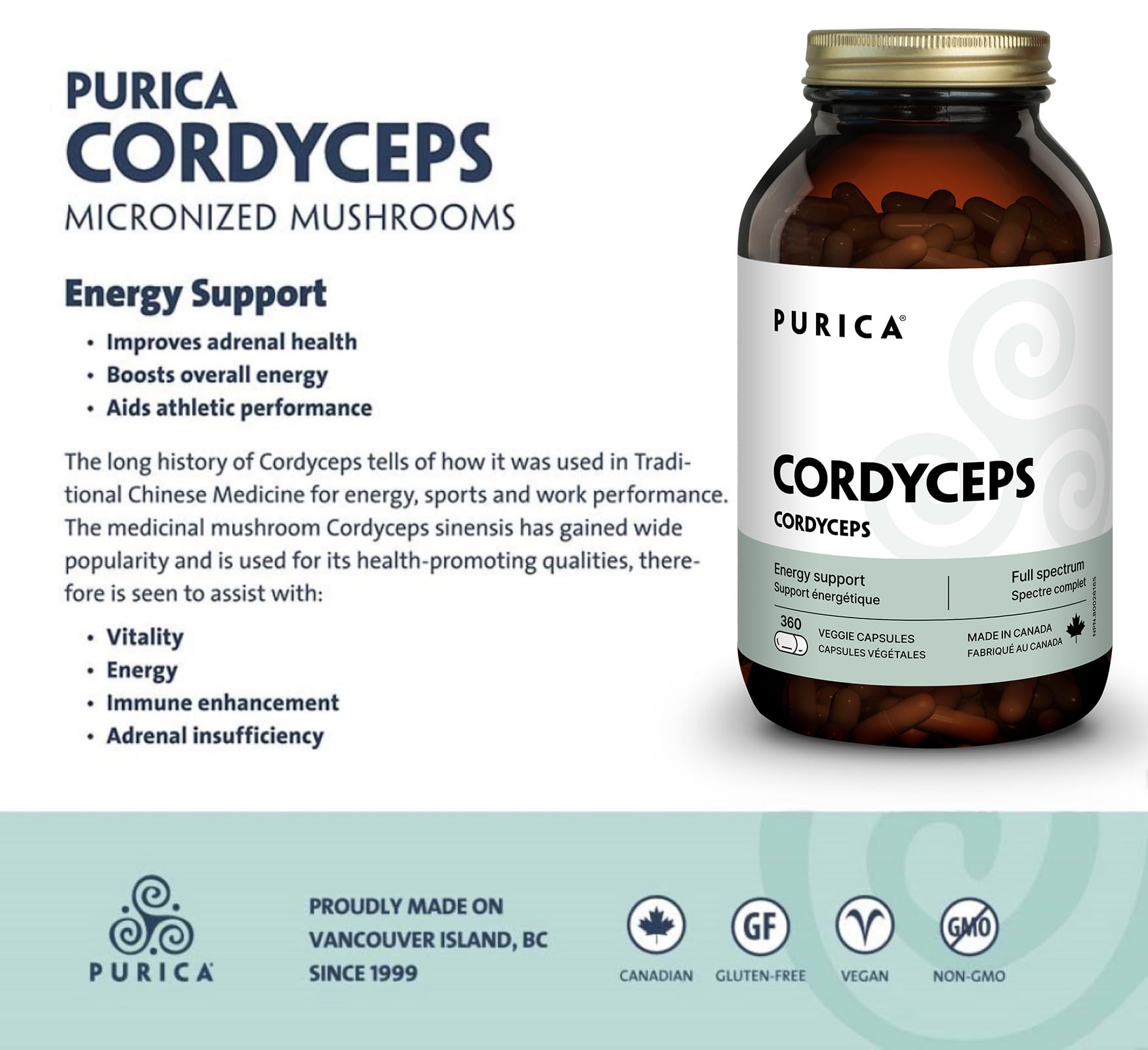 PURICA Cordyceps Champignons micronisés