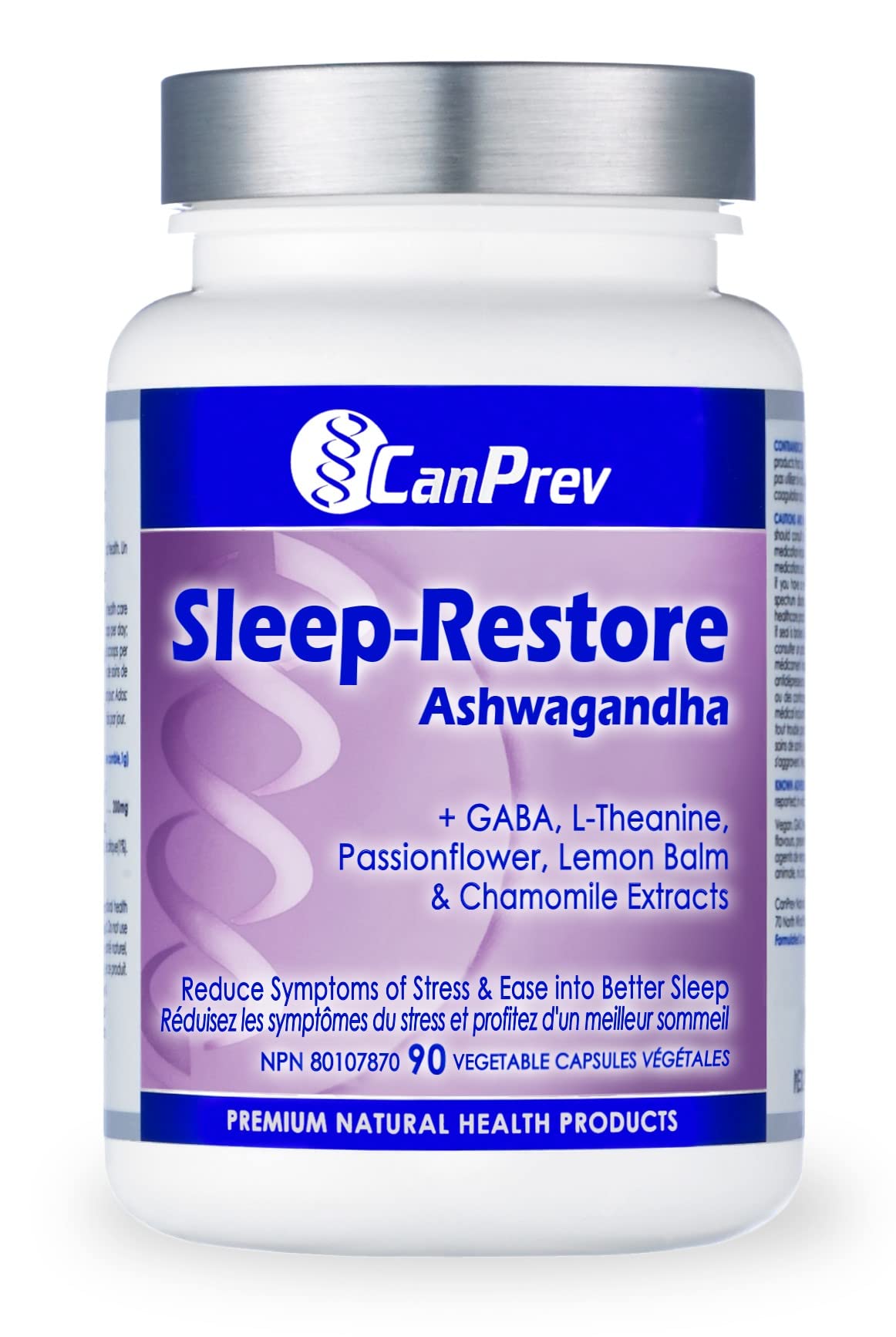 CanPrev Sleep-Restore Ashwagandha Capsules, 90 Capsules, 45-Day Supply