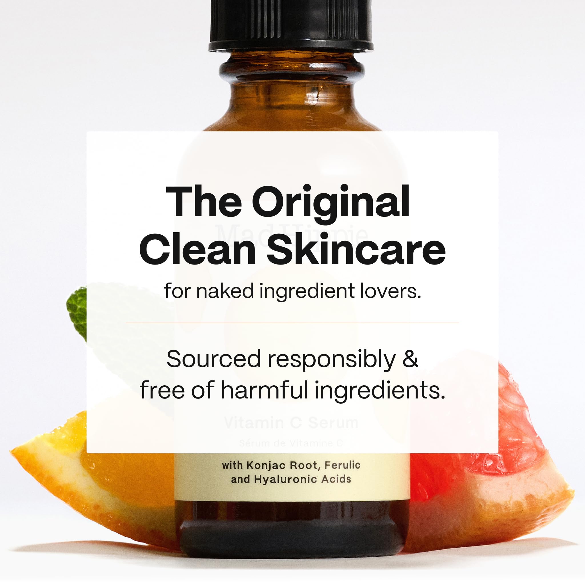 Sérum Vitamine C Mad Hippie avec racine de konjac, acide hyaluronique et acide férulique - 30 ml.