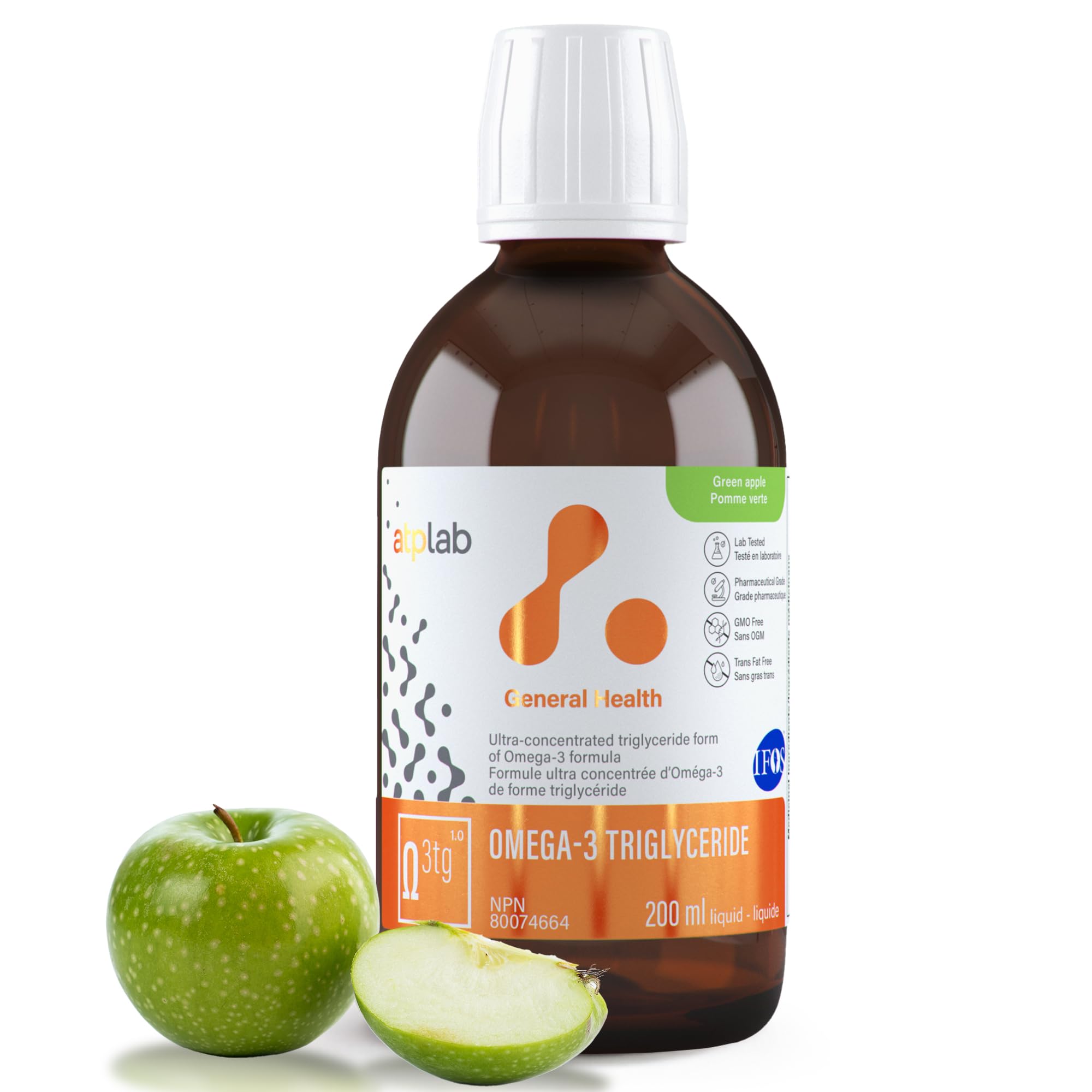 ATPLAB Omega 3 TG liquide, 200 ml