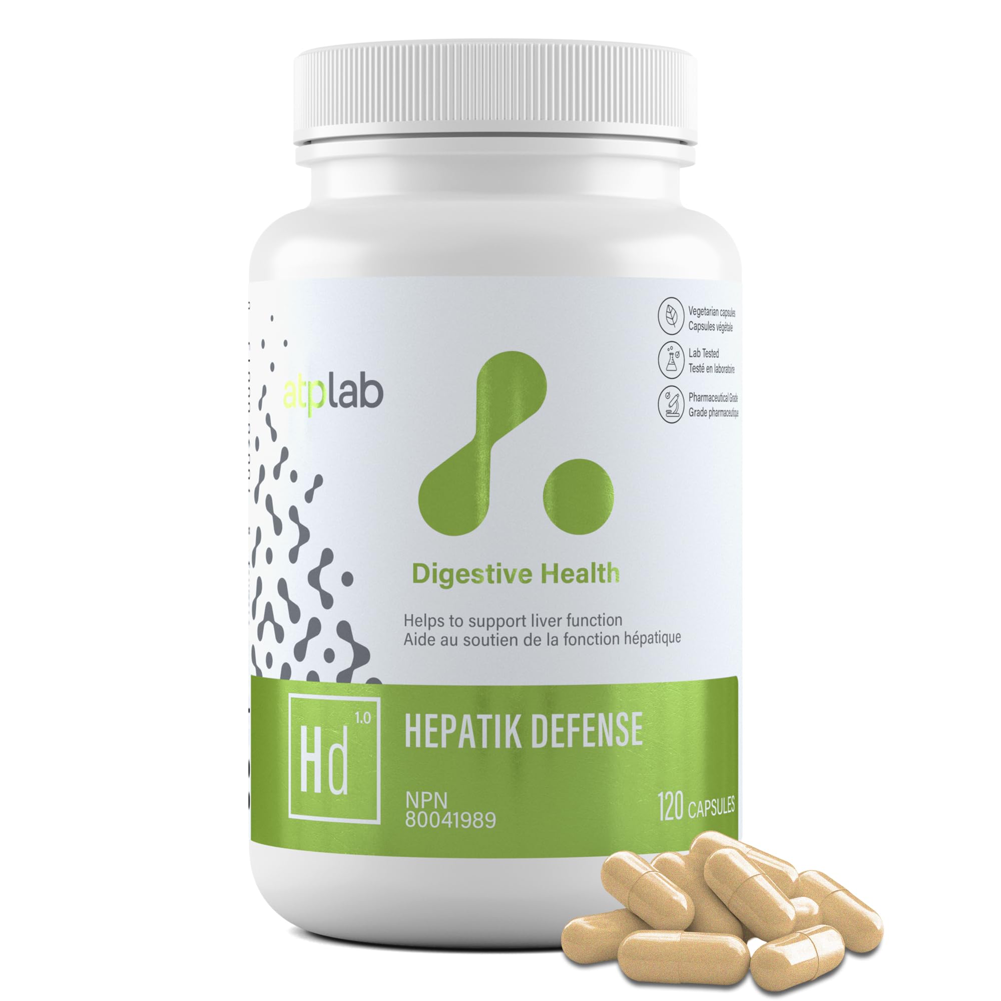 ATP LAB - Défense Hépatique 120 Gélules Fourniture de 40 jours - Supplément de Soutien Hépatique - Supplément Santé & Détox - Formule Santé - Formule de Détoxification