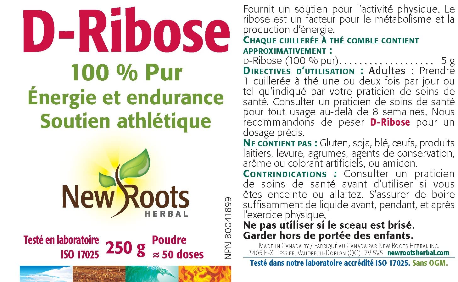 New Roots Herbal - D-Ribose
