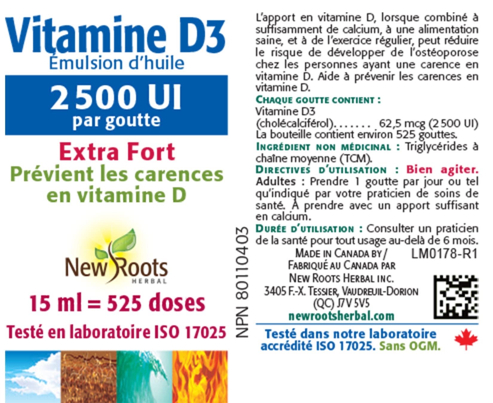New Roots Herbal - Vitamin D3