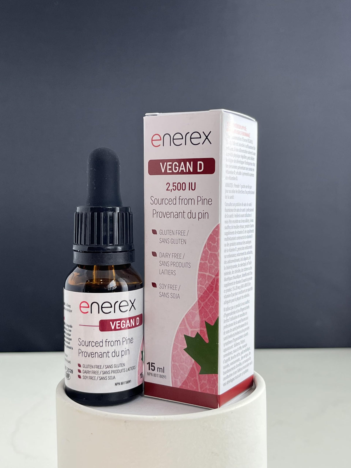 Enerex Vegan D3 2,500 IU – Plant-Based Vitamin D3 for Bone, Muscle, Immune, and “Sunshine Vitamin” Support