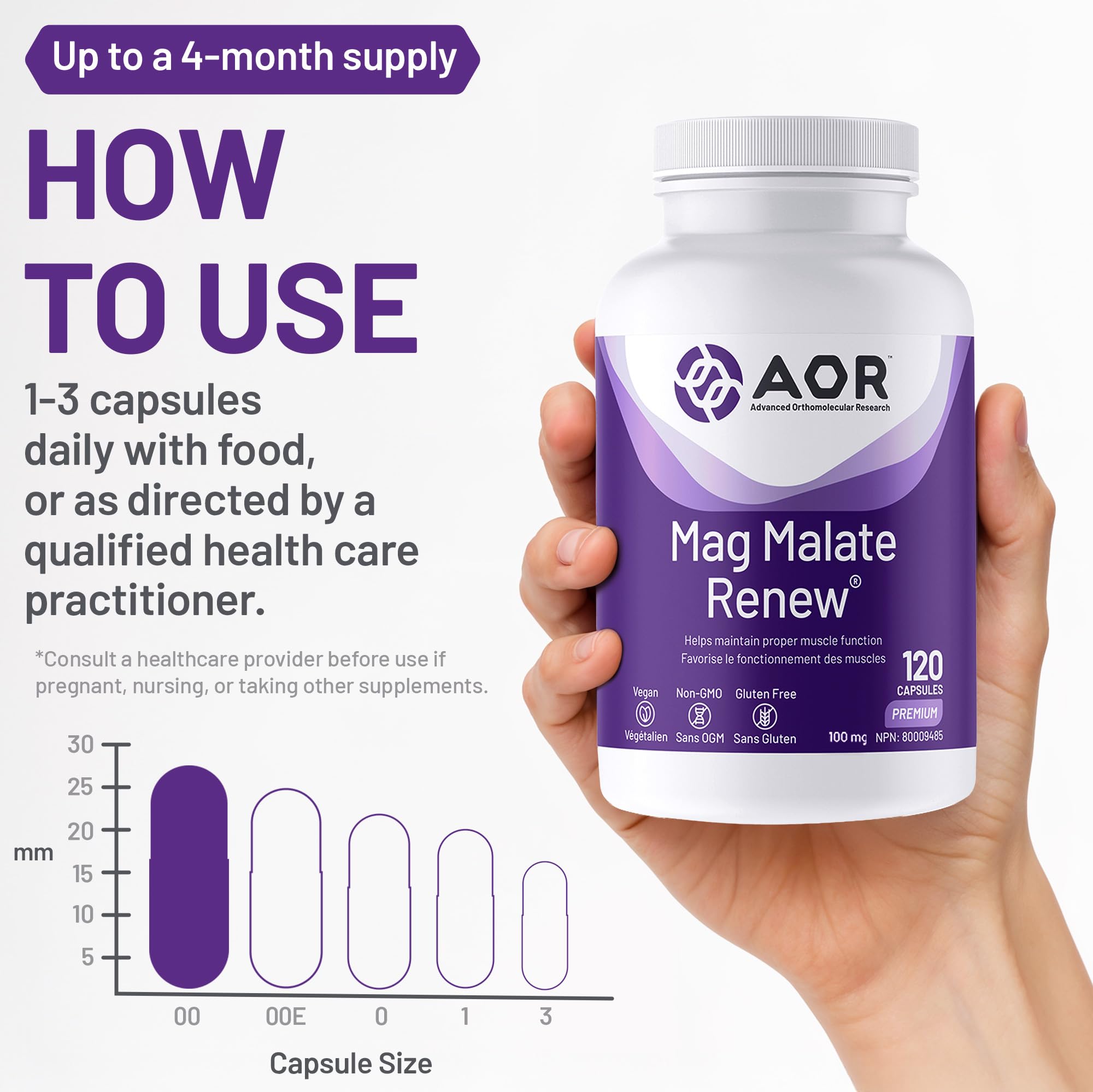 Mag Malate Renew 120 gélules