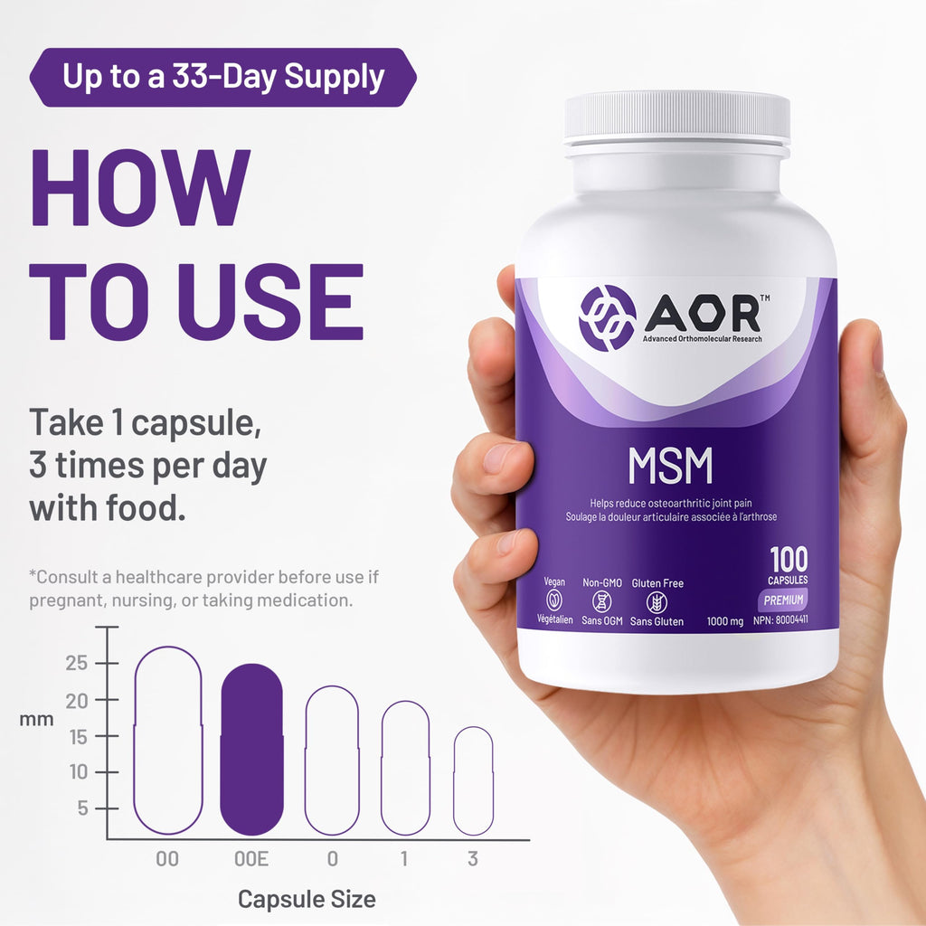 AOR - MSM 1000mg