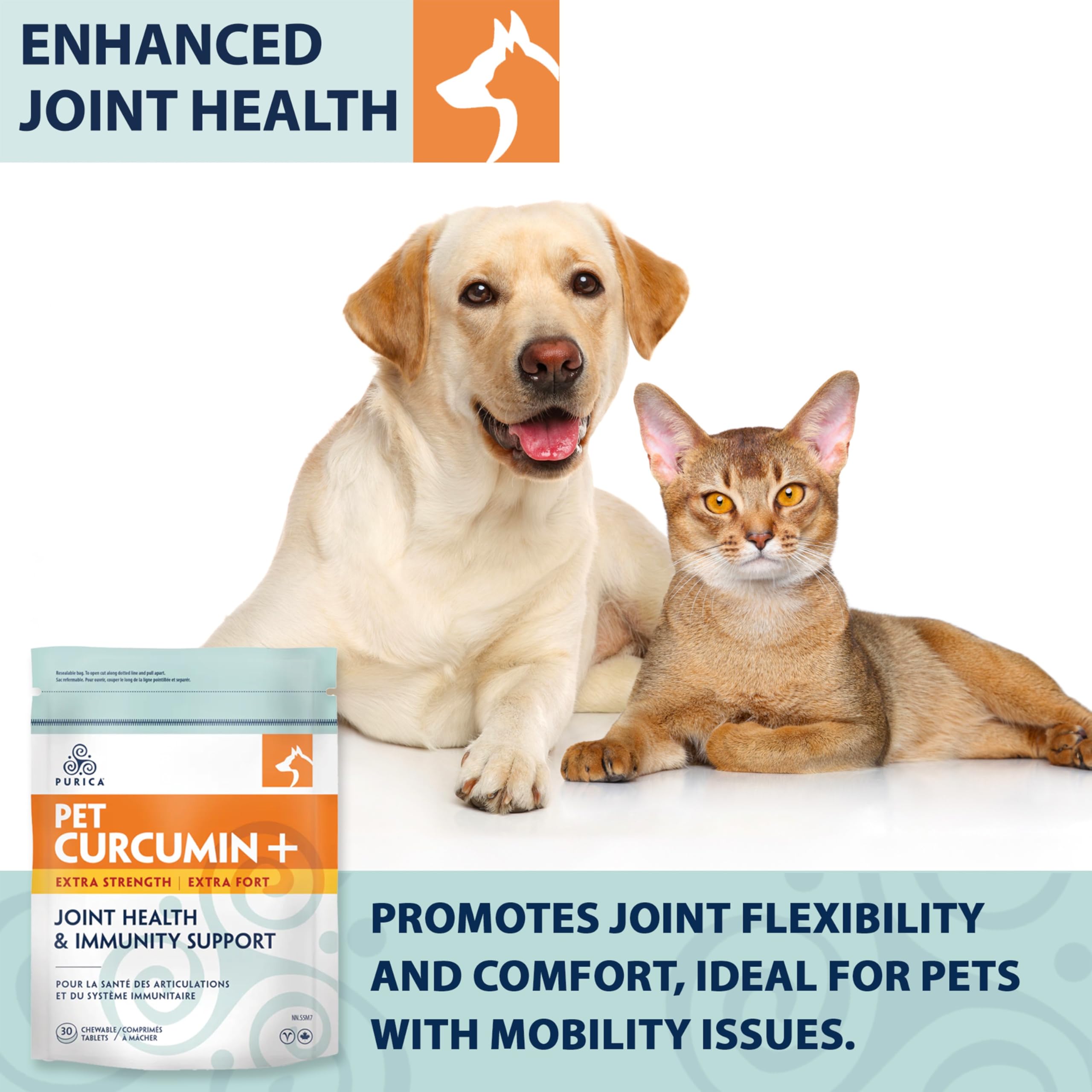 PURICA Curcuma Plus Extra Fort pour animaux de compagnie