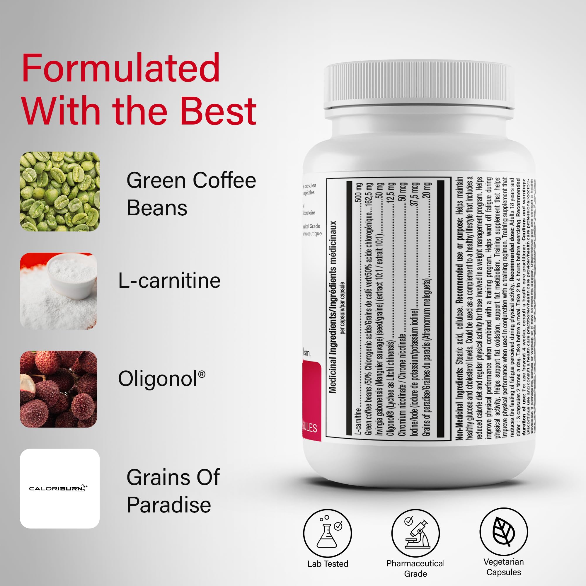 ATP LAB Synerslim, 180 Capsules 30-Day Supply - GMO-Free Thyroid Support Supplement for Women & Men - Enhances Energy Level, Supports Physical Performance & Encourages Balance