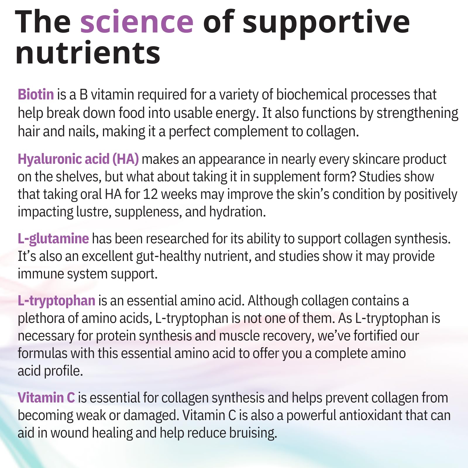 Natural Factors - Total Body Collagen Bioactive Peptides Pomegranate Flavour, 500g Powder - Complete Amino Acid Supplement - Hyaluronic Acid, Glutamine & Biotin - Hydrated Skin, Muscle & Joint Recovery, Reduces Wrinkles & Fine Lines