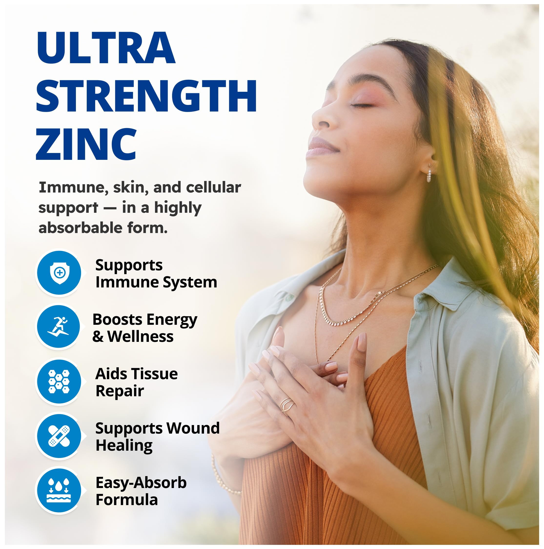 CanPrev Zinc Bis-Glycinate Chelate, 120 Capsules 120-Day Supply - Helps to Maintain Immune Function - Ultra Strength 50mg of Pure Elemental Zinc per Capsule - Vegan, Non-GMO and Gluten-Free