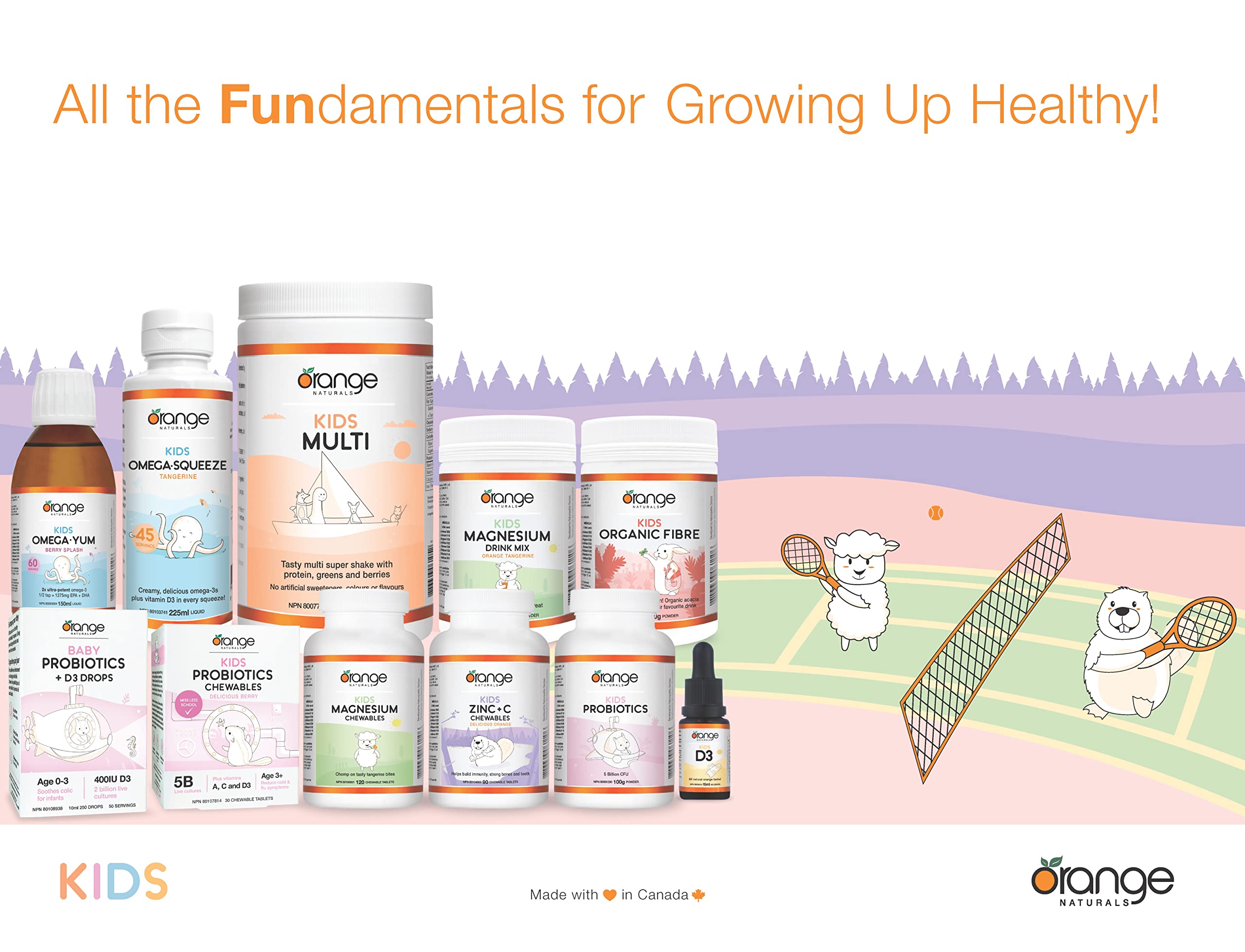 Orange Naturals Enfants Zinc + Vitamine C, 90 Comprimés à Croquer, 90 Jours d'Approvisionnement avec 12mg de Zinc et 100mg de Vitamine C, Aide à Renforcer l'Immunité, les Os et les Dents Forts - Soutien au Bien-Être Général