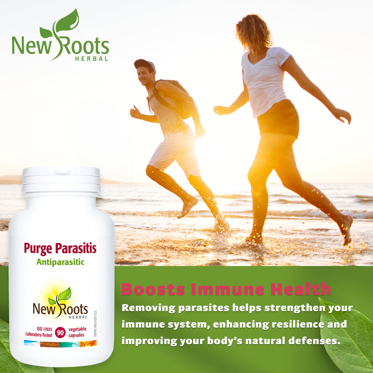 New Roots Herbal Purge Parasitis Capsules, Wormwood, Black Walnut, 90 Caps