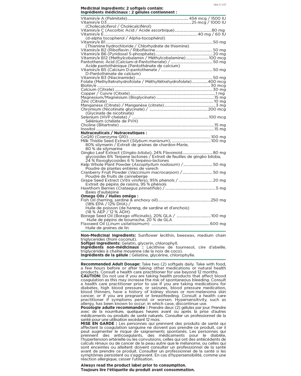 Platinum Naturals - Super Easymulti 45+ for Women | Anti-aging | 100mg CoQ10