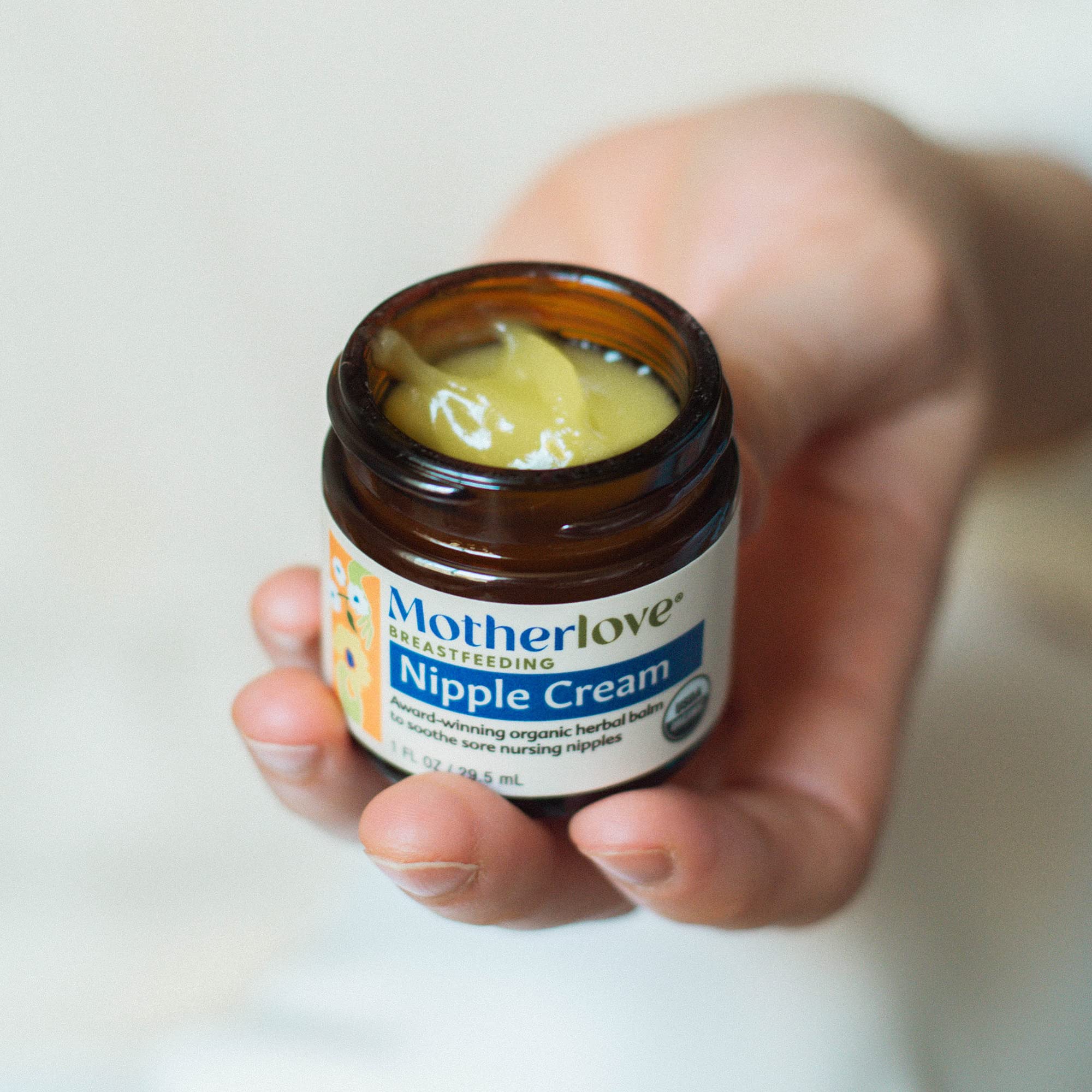Motherlove Nipple Cream (29.5 mL) Organic Lanolin-Free Herbal Ointment For Breastfeeding‚ÄîSoothe Nursing Nipples & Use as a Pump Lubricant‚ÄîNo Need to Remove Prior to Pumping or Nursing‚ÄîNon-GMO, Cruelty-Free
