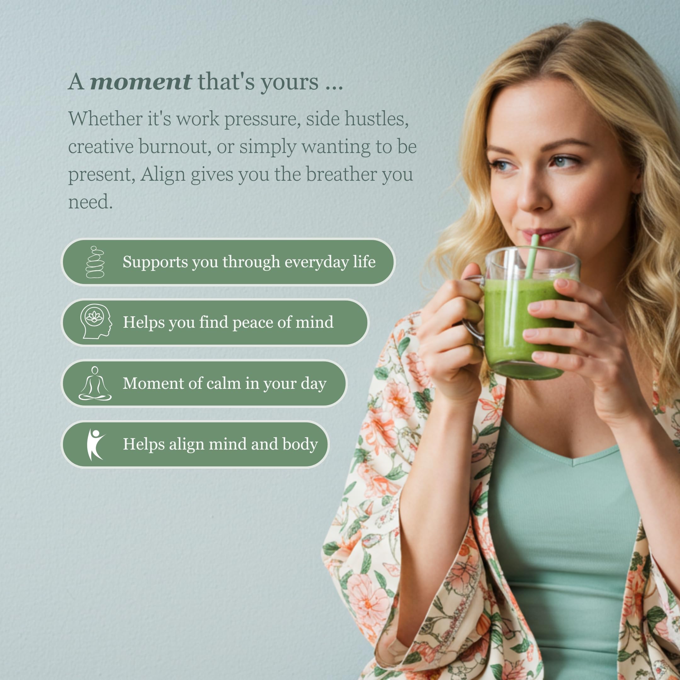 ALIGN MATCHA Matcha Cérémonial Biologique ‚Äî Ichibancha (Première récolte de thé) rituel apaisant