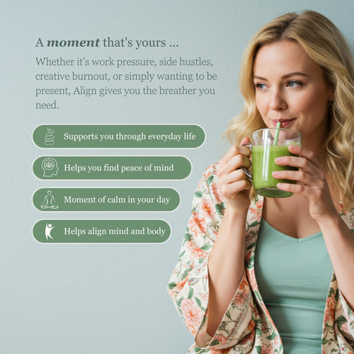 ALIGN MATCHA Ceremonial Organic Matcha — Ichibancha (First Tea) calm ritual; sourced from Japan, 50 g (≈42 servings)