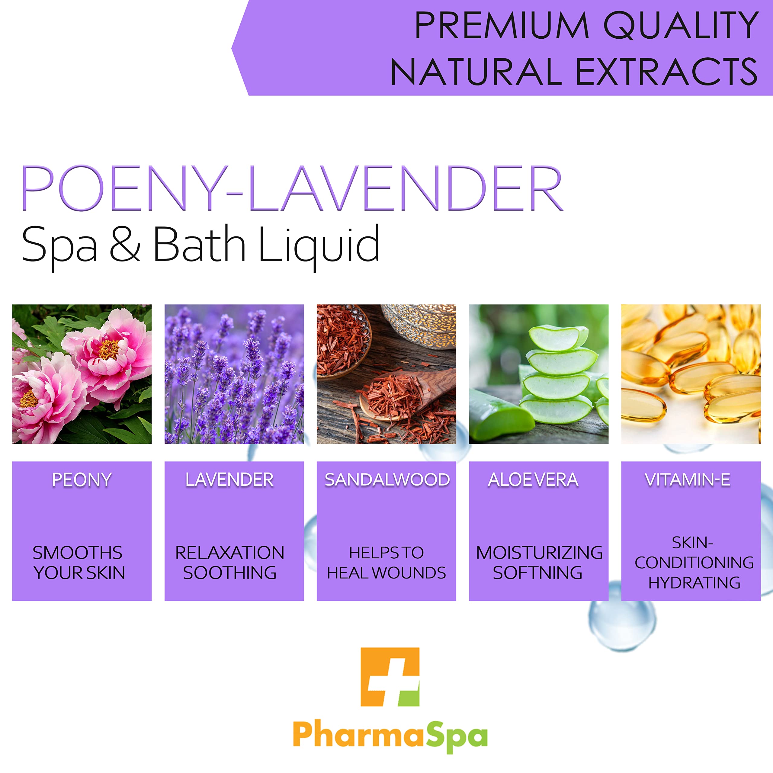 Liquide pour Spa et Bain aux Graines de Chanvre et Extraits Entièrement Naturels – 237 ml/8 fl oz – Liquide d'Aromathérapie pour Baignoire Spa – Sans Gluten, Sans Parabènes, Non Testé sur les Animaux