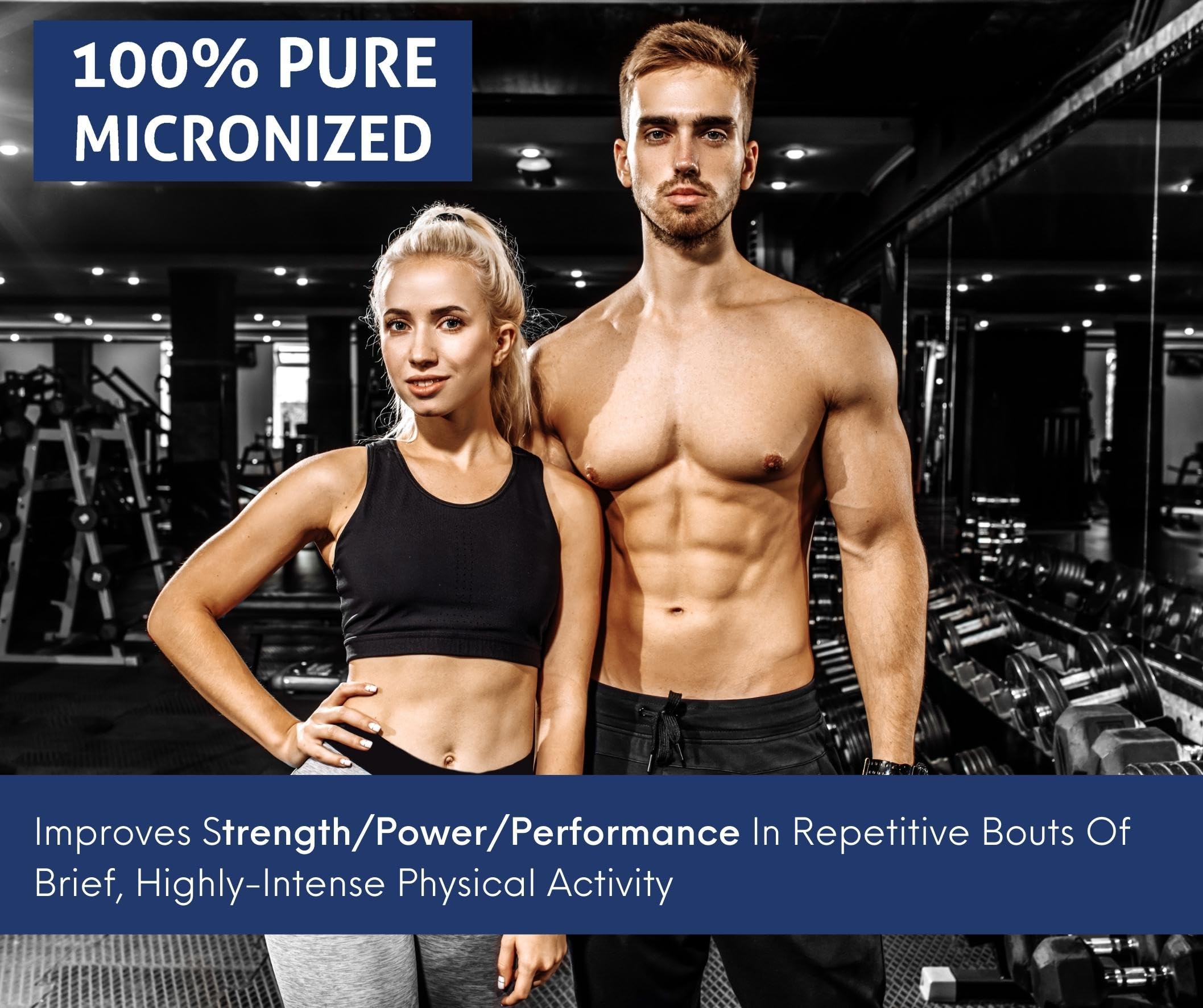 Pure North Naturals - Creatine 100% Pure Micronized 400g Powder 80-Servings - Improve Muscle Mass, Strength and Size - Improve Training Performance - 3rd Party Tested - Formulated & Made in Canada