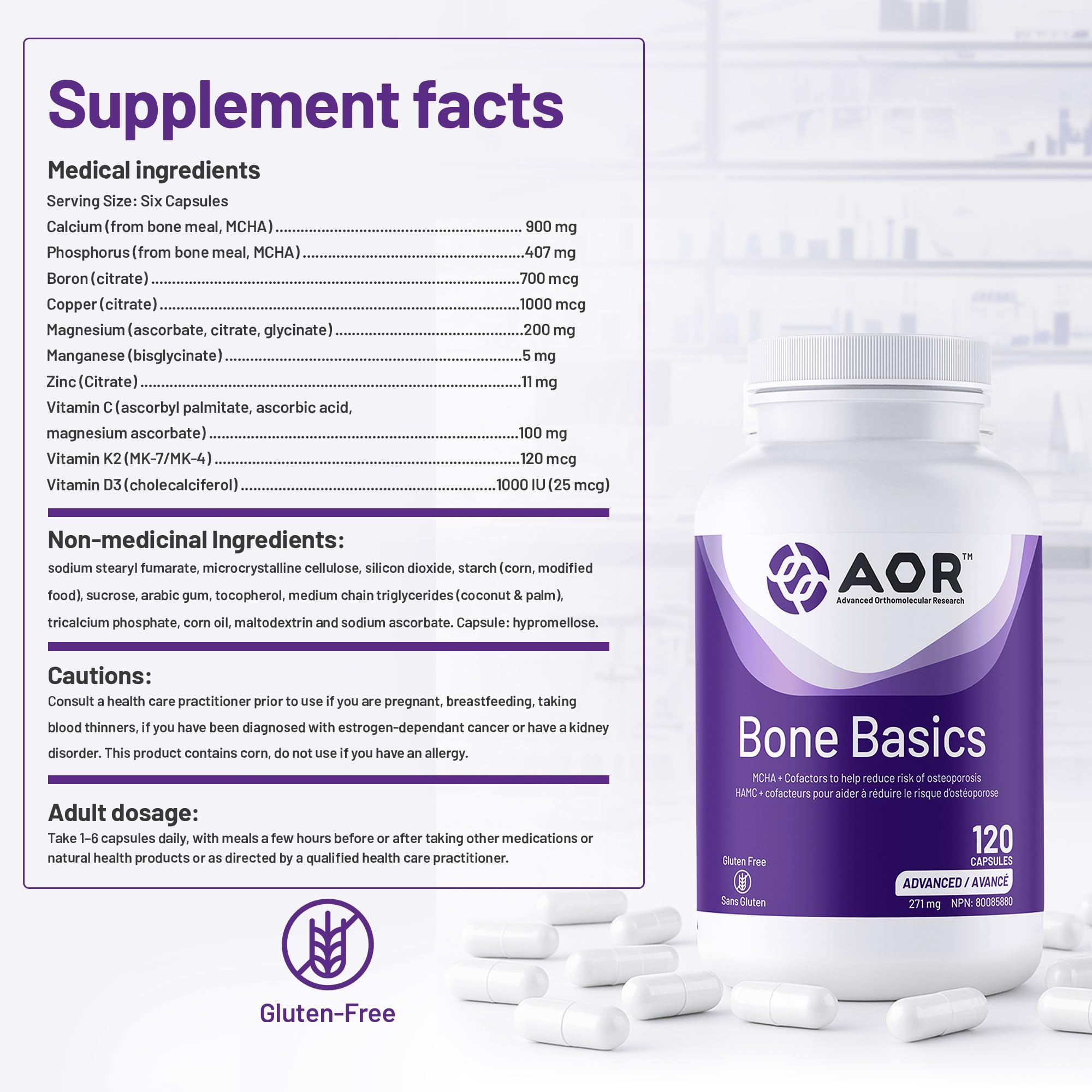 AOR - Bone Basics 271 mg